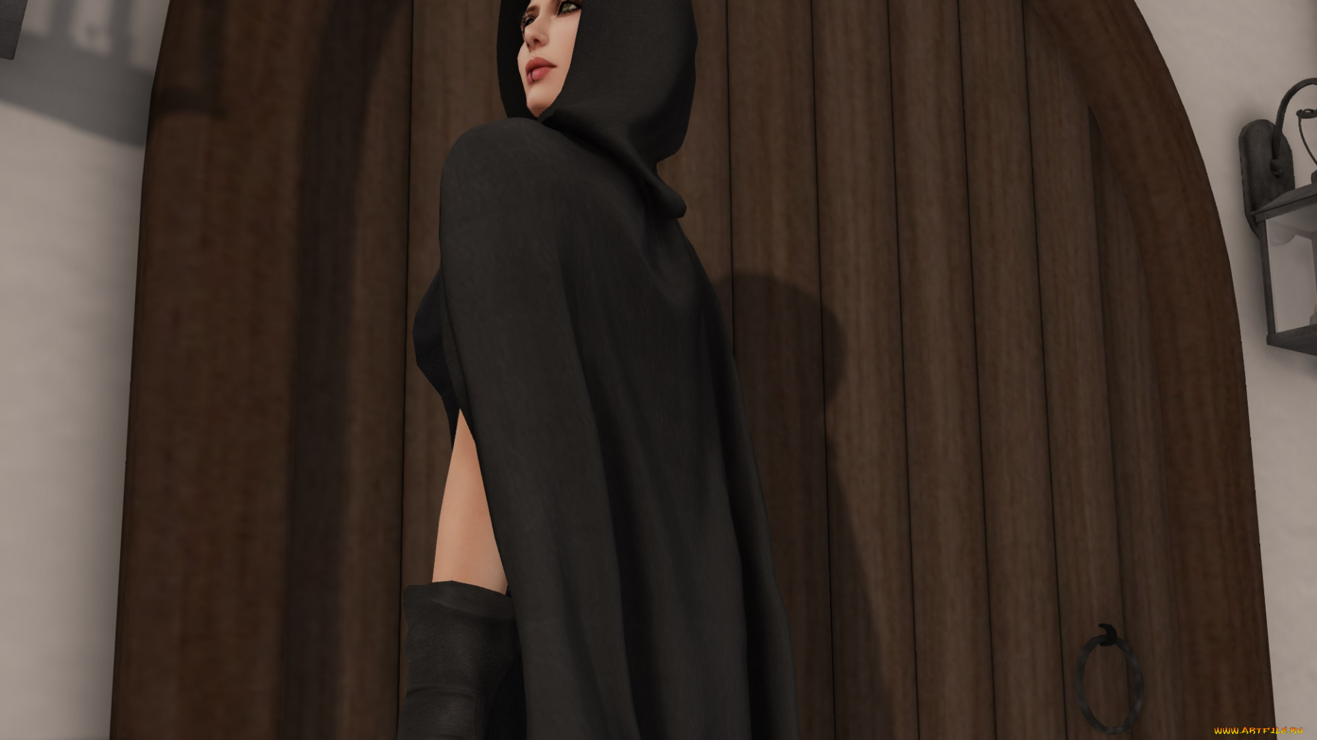 3д, графика, фантазия, , fantasy, девушка, взгляд, фон