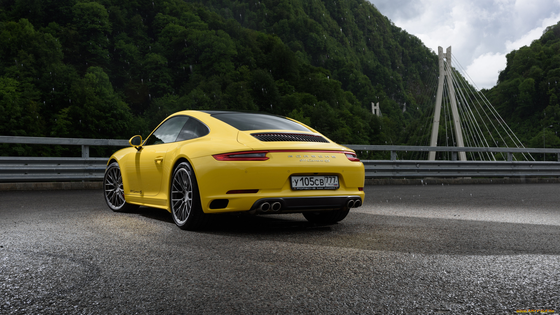 автомобили, porsche, 2015г, 911, 991, coupe, carrera, 4s