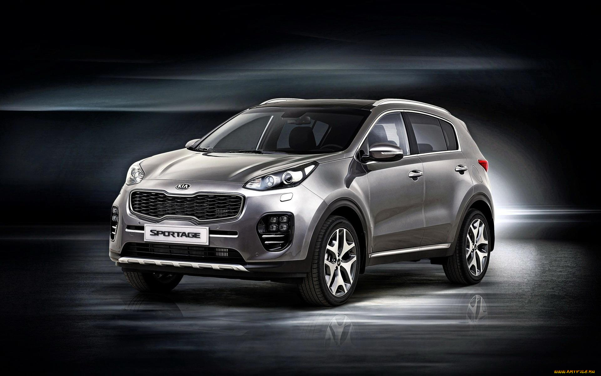 автомобили, kia, серебристый, киа, sportage