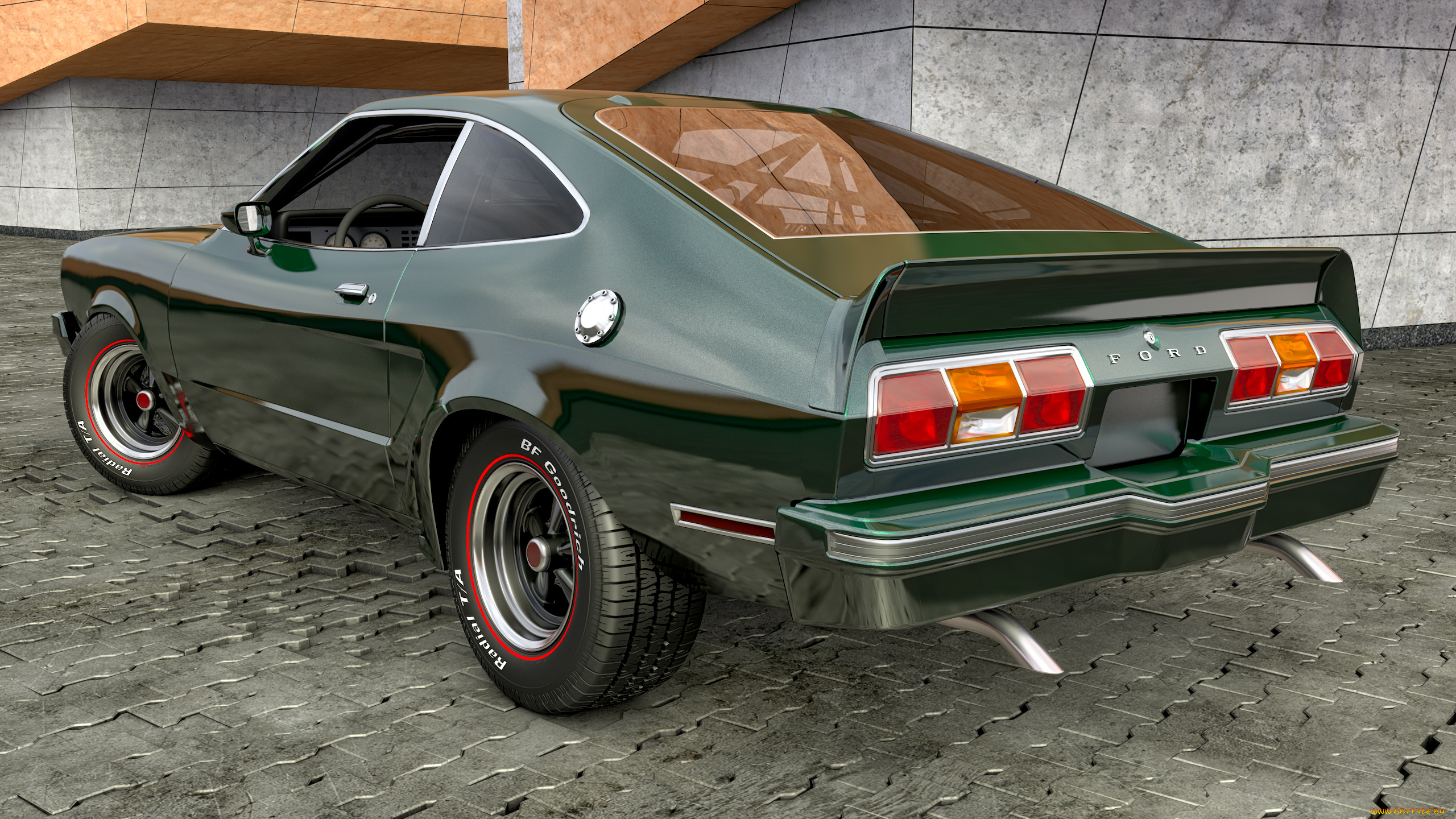 автомобили, 3д, автомобиль, фон