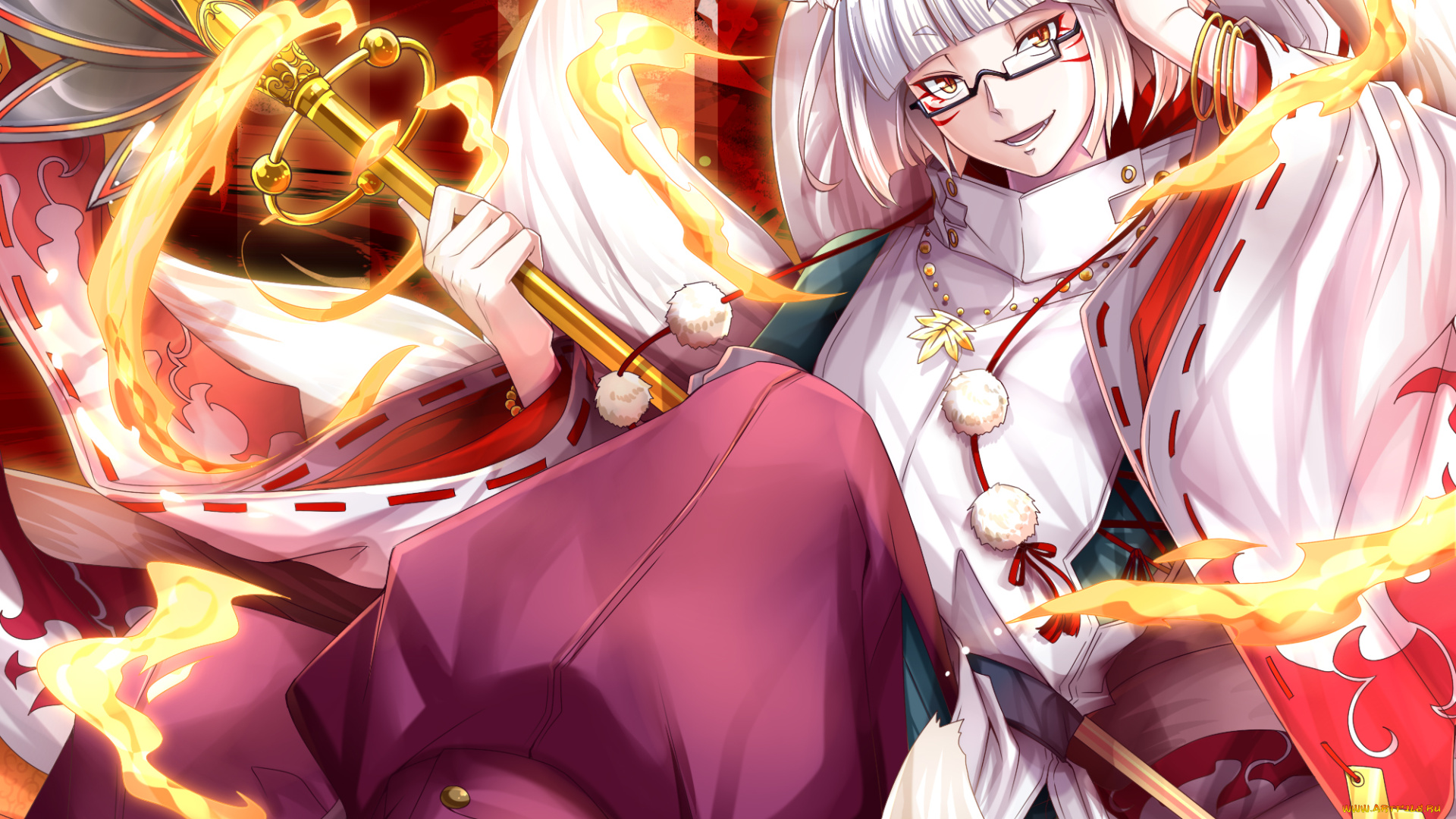 аниме, divine, gate, девушка