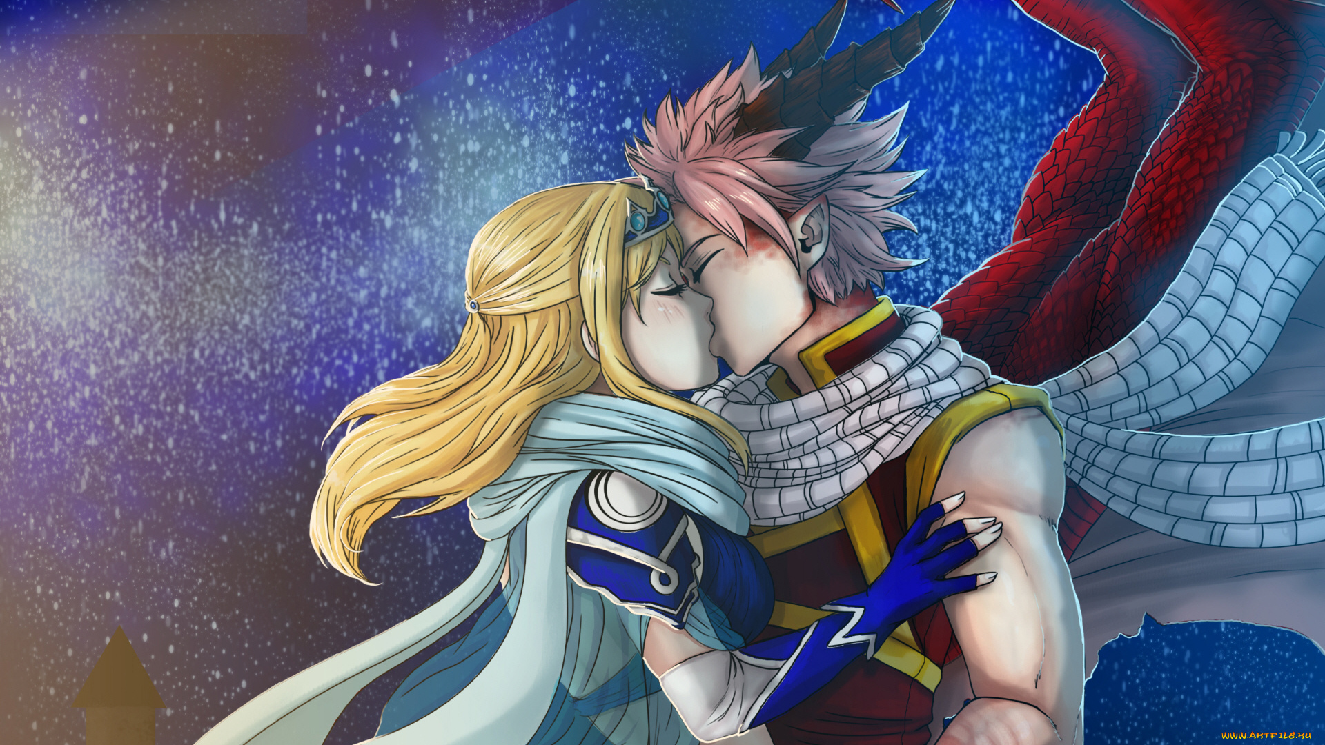 аниме, fairy, tail, хвост, феи