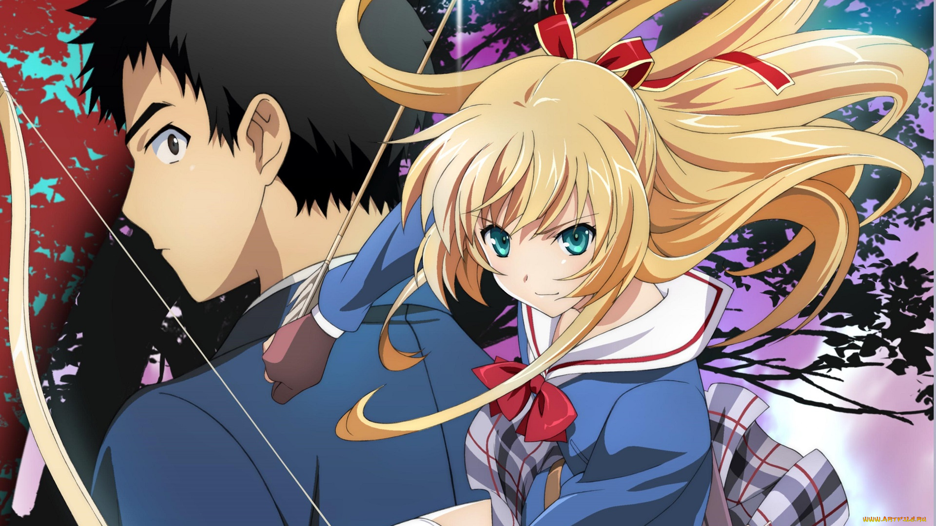 аниме, isuca, клест