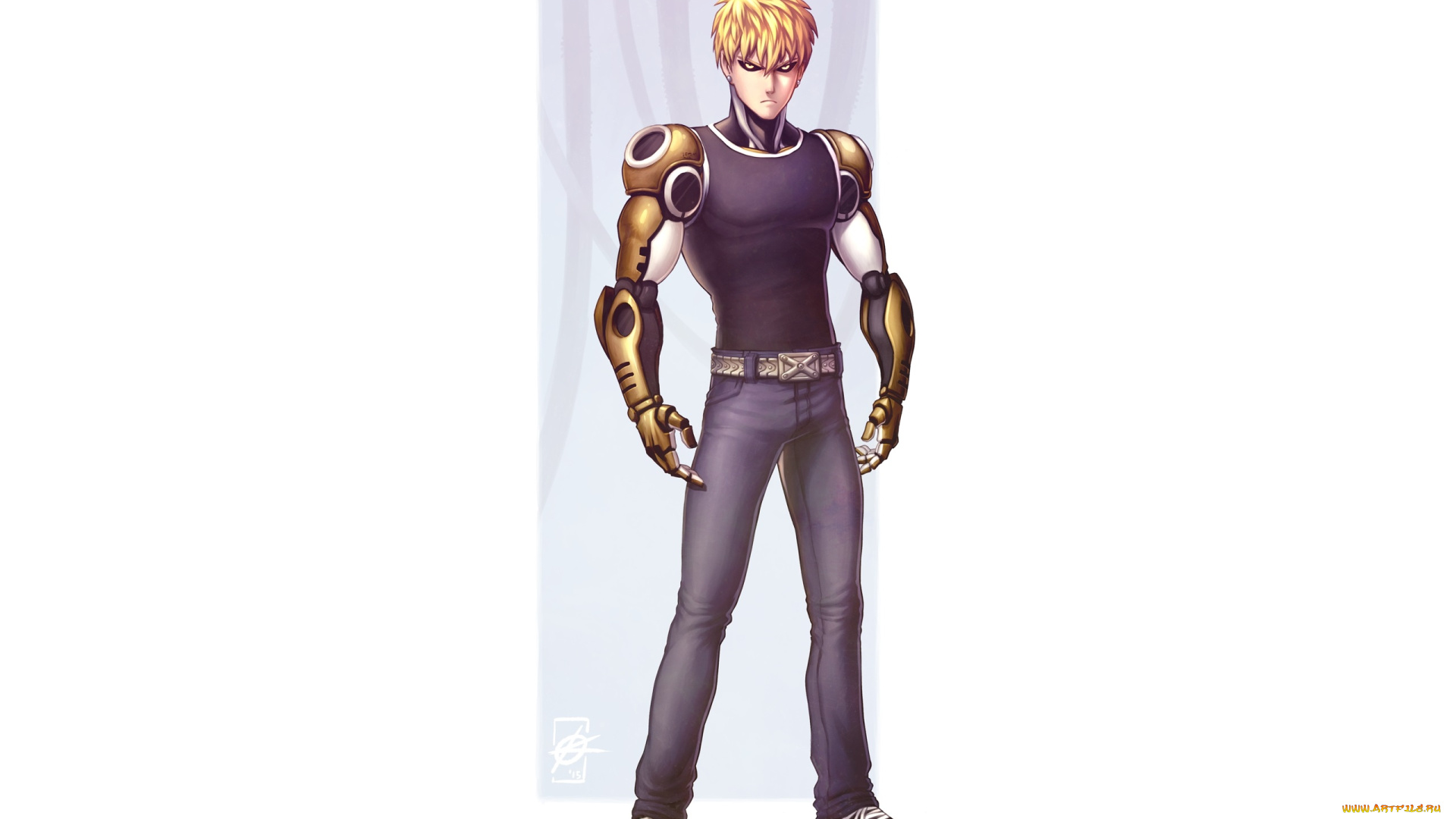 аниме, one, punch, man, генос