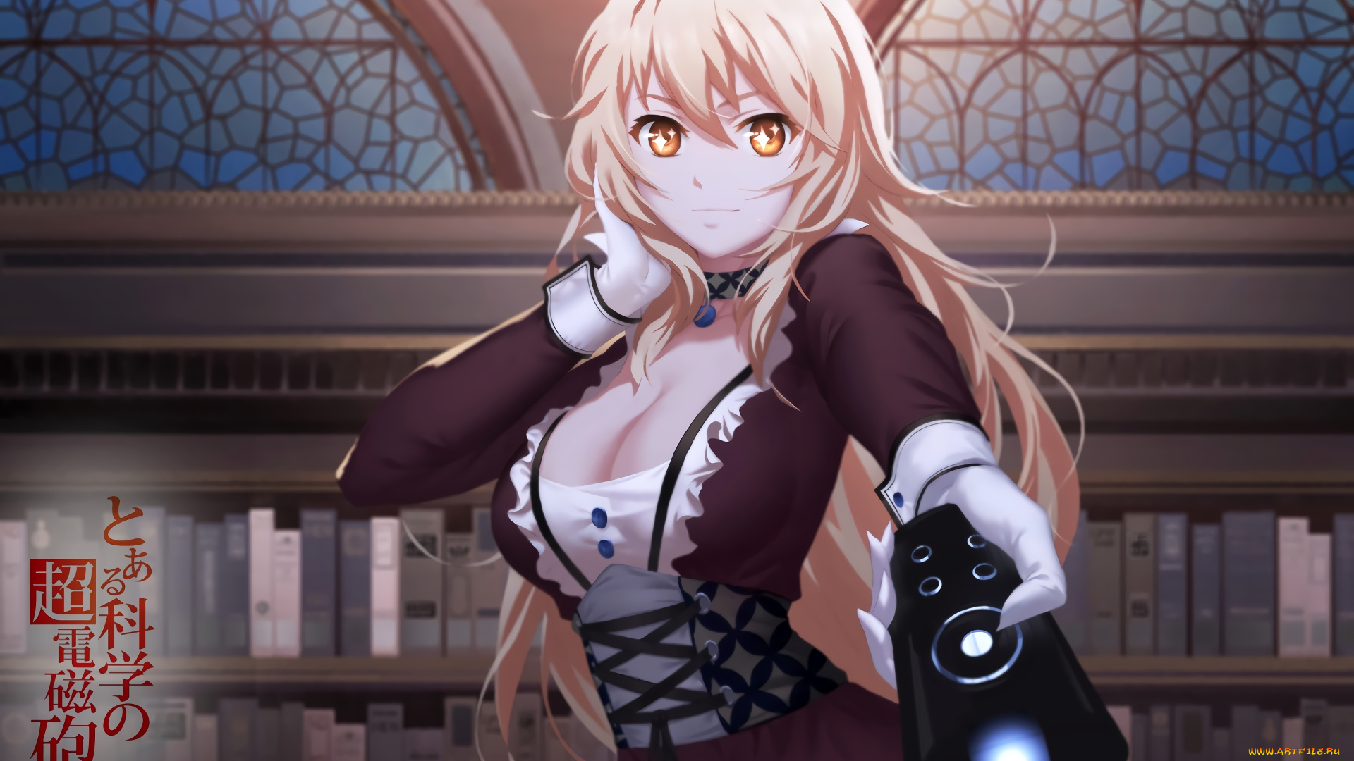 аниме, toaru, majutsu, no, index, взгляд, фон, девушка