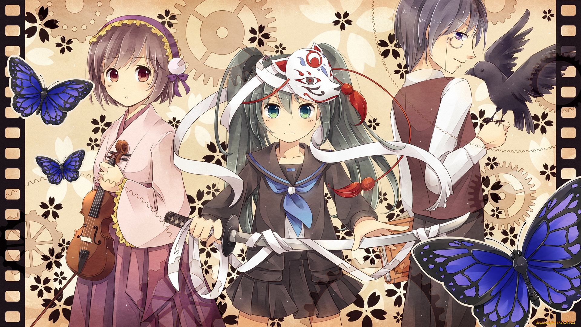 аниме, vocaloid, персонажи