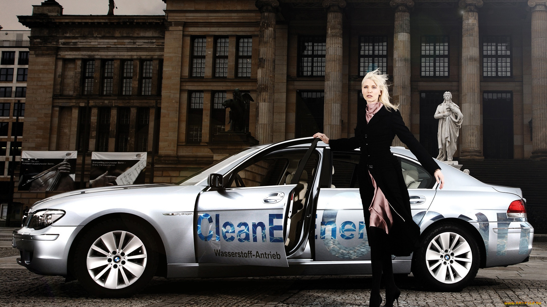 автомобили, -авто, с, девушками, фон, взгляд, девушка, автомобиль