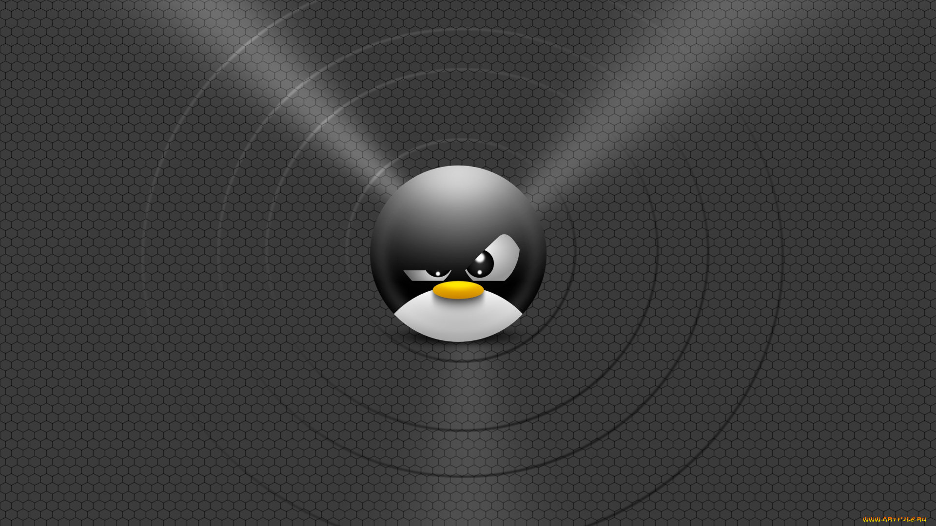 компьютеры, linux, фон, логотип