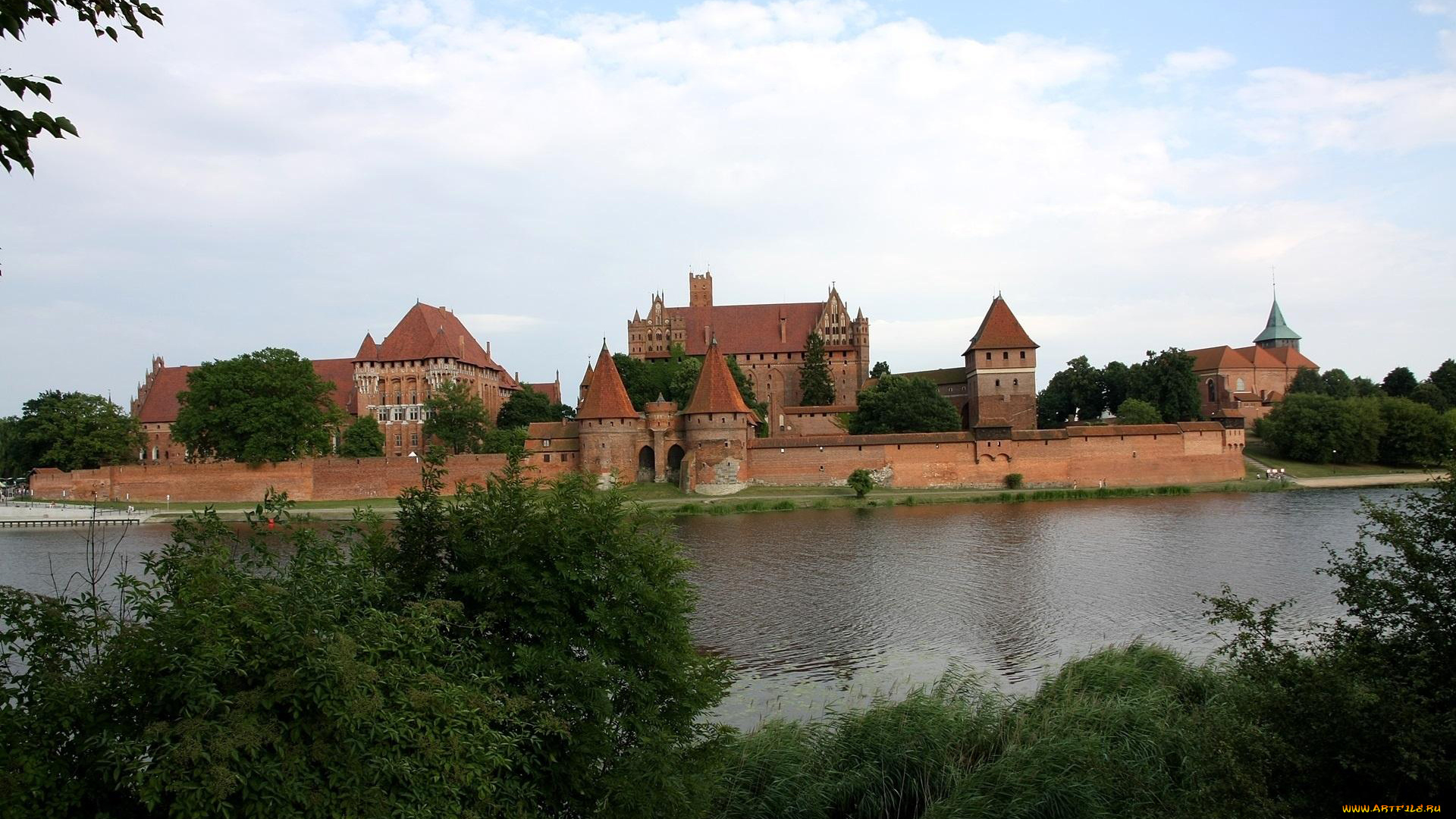 malbork, castle, города, замки, польши, malbork, castle