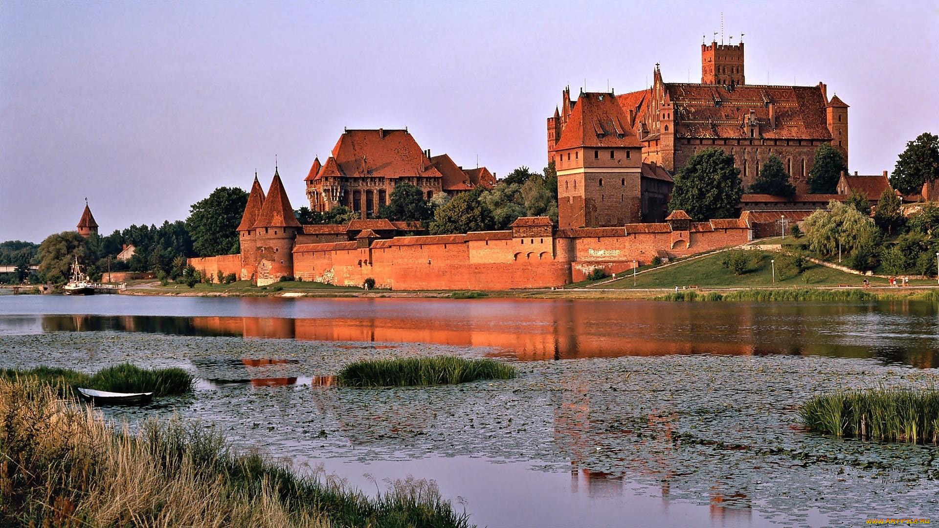 malbork, castle, города, замки, польши, malbork, castle