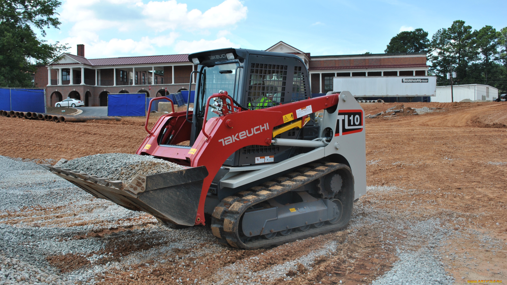 техника, фронтальные, погрузчики, takeuchi