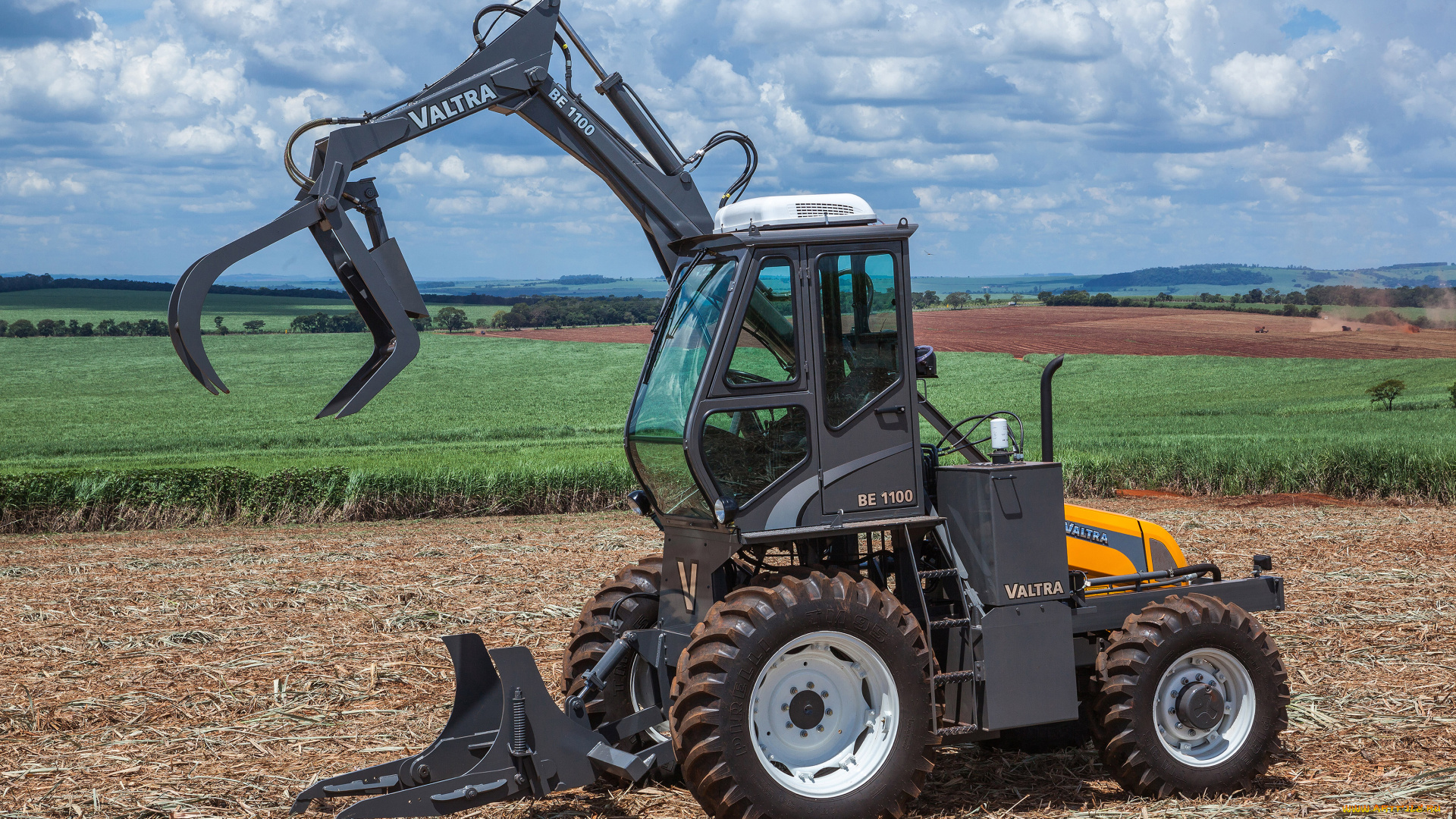 техника, фронтальные, погрузчики, valtra