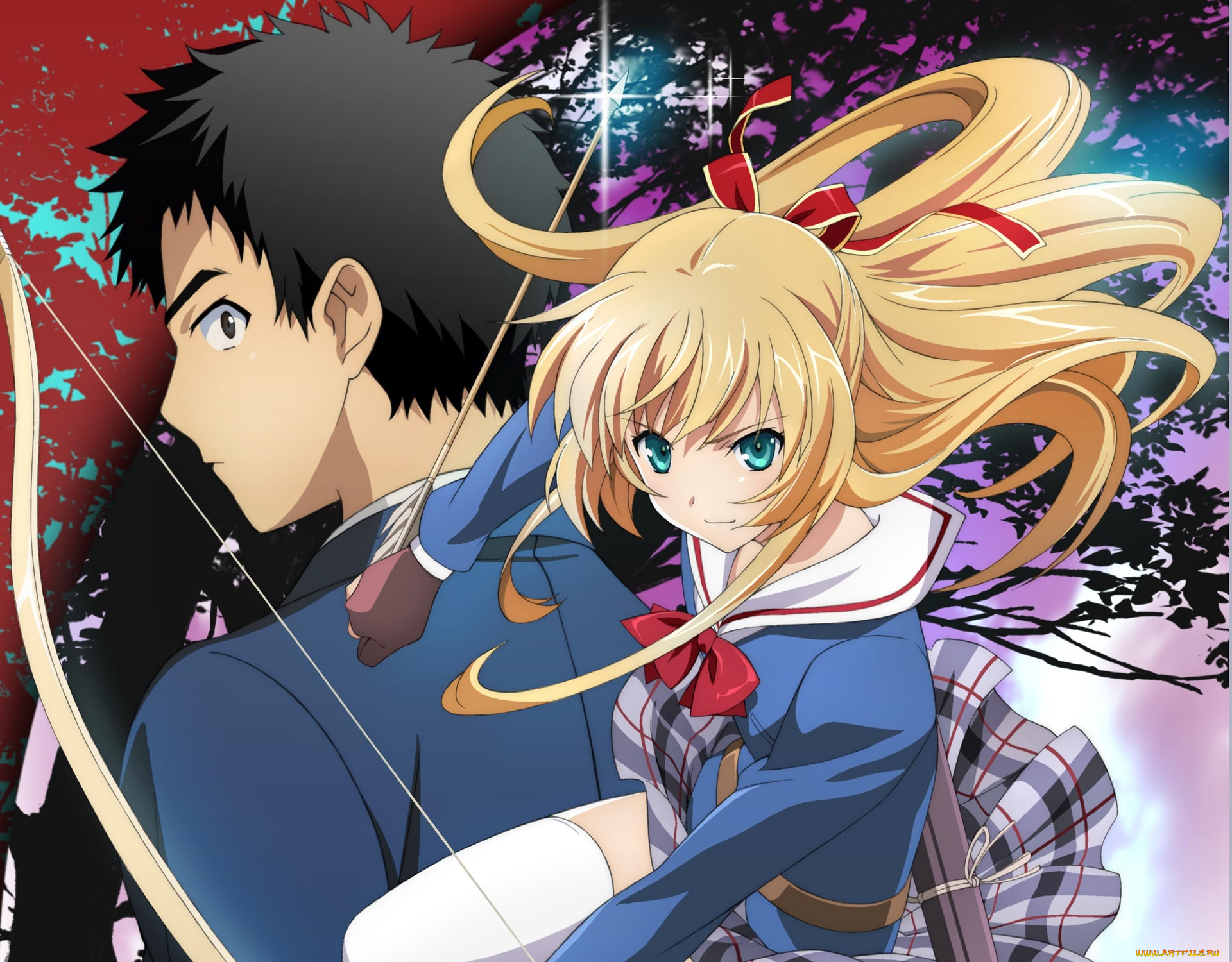 аниме, isuca, клест