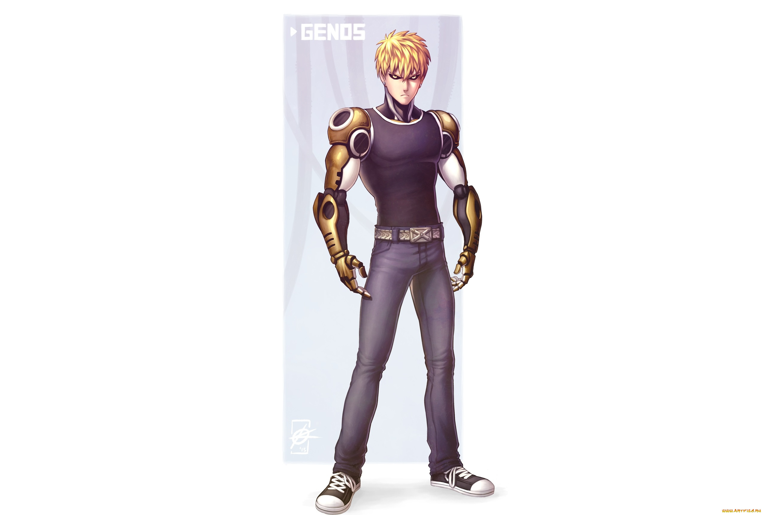 аниме, one, punch, man, генос