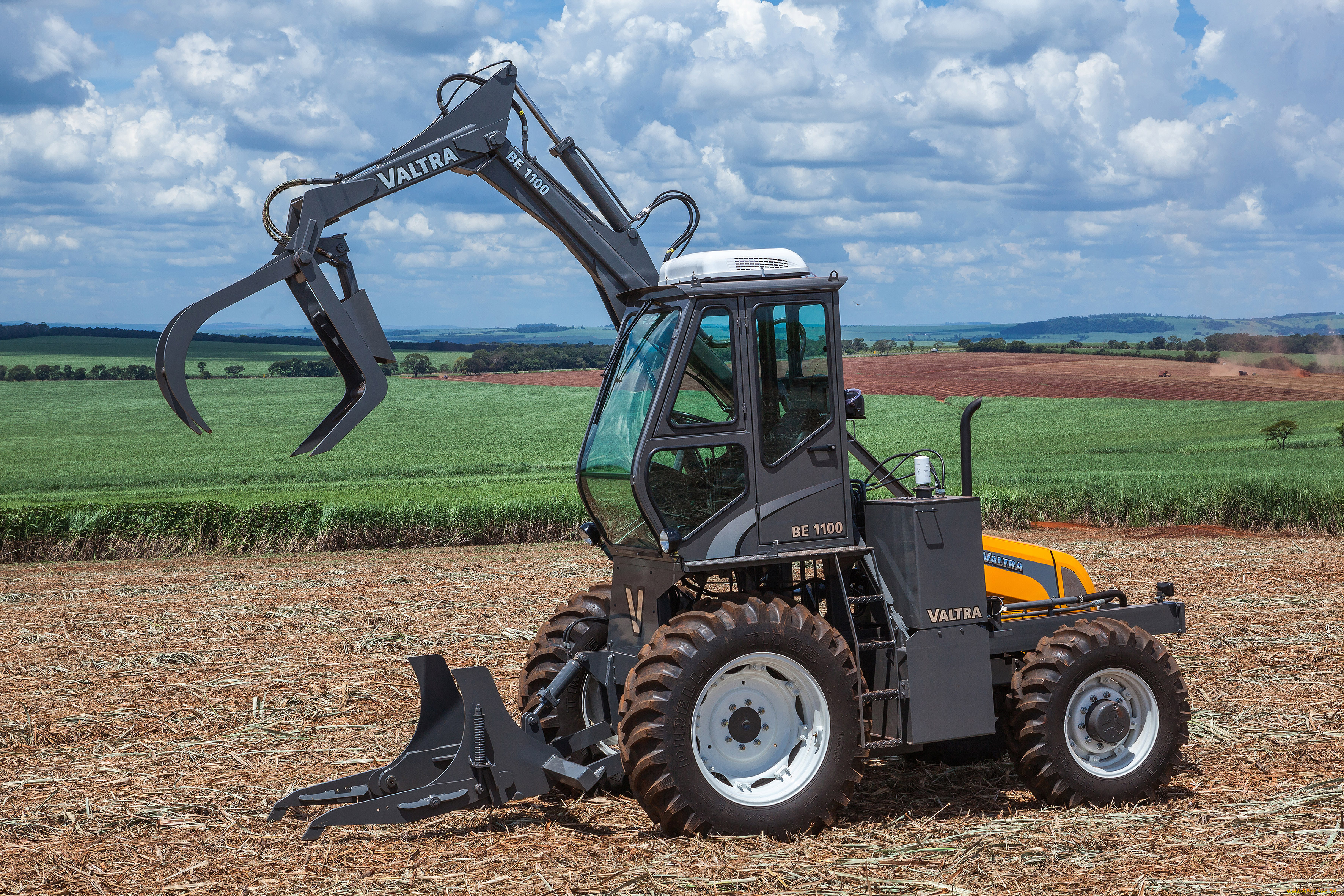 техника, фронтальные, погрузчики, valtra