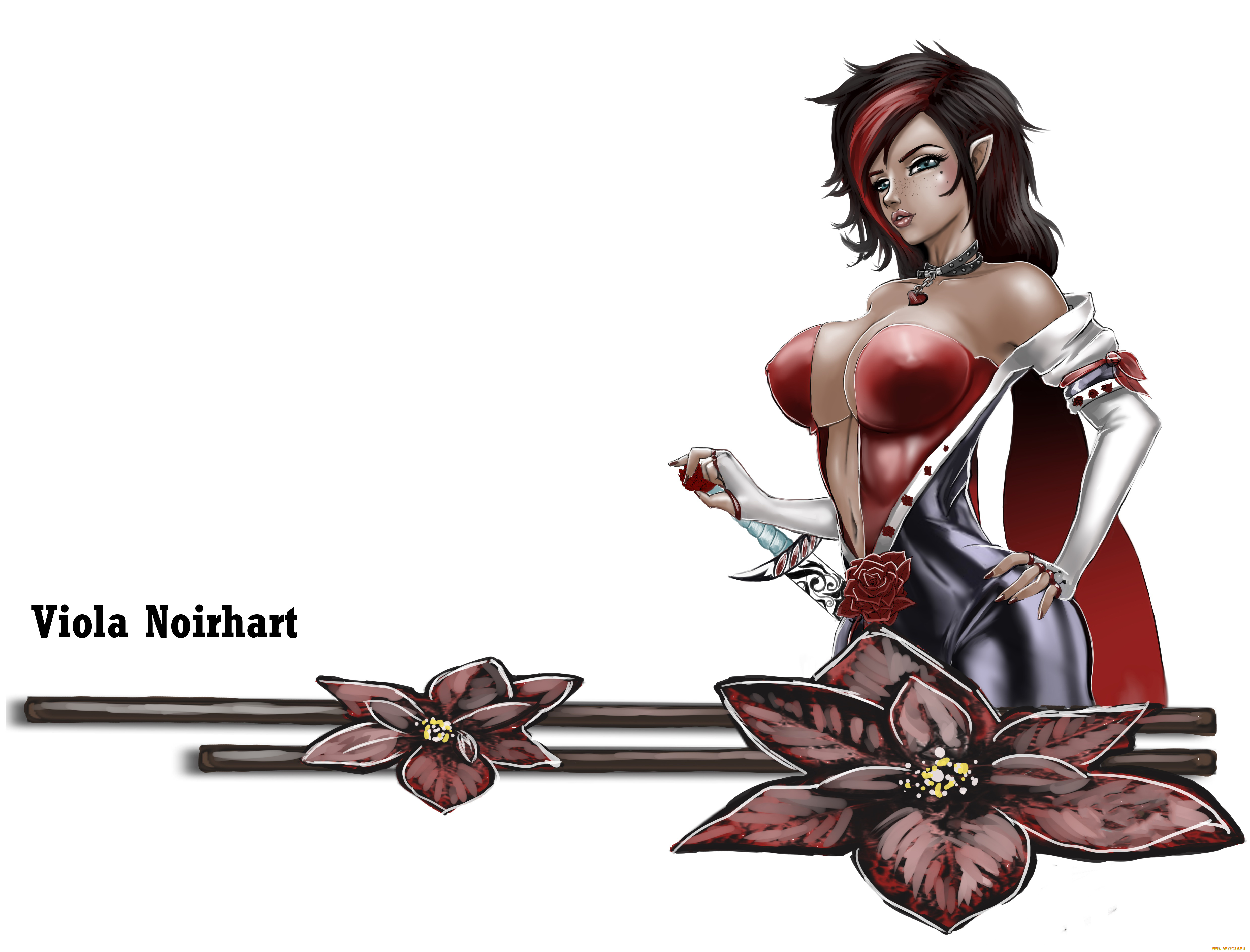 рисованное, комиксы, униформа, фон, девушка