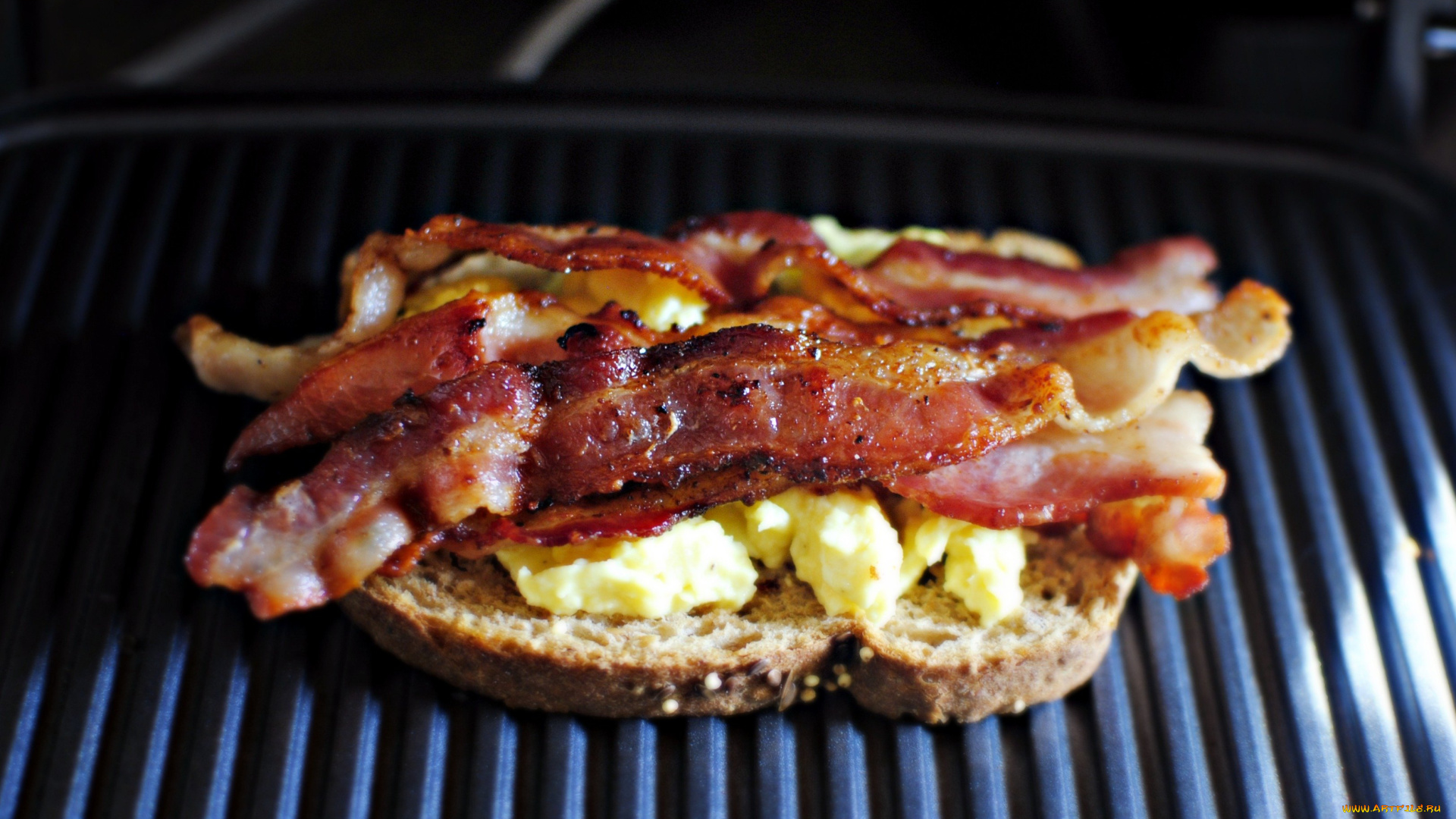 еда, бутерброды, , гамбургеры, , канапе, хлеб, бекон