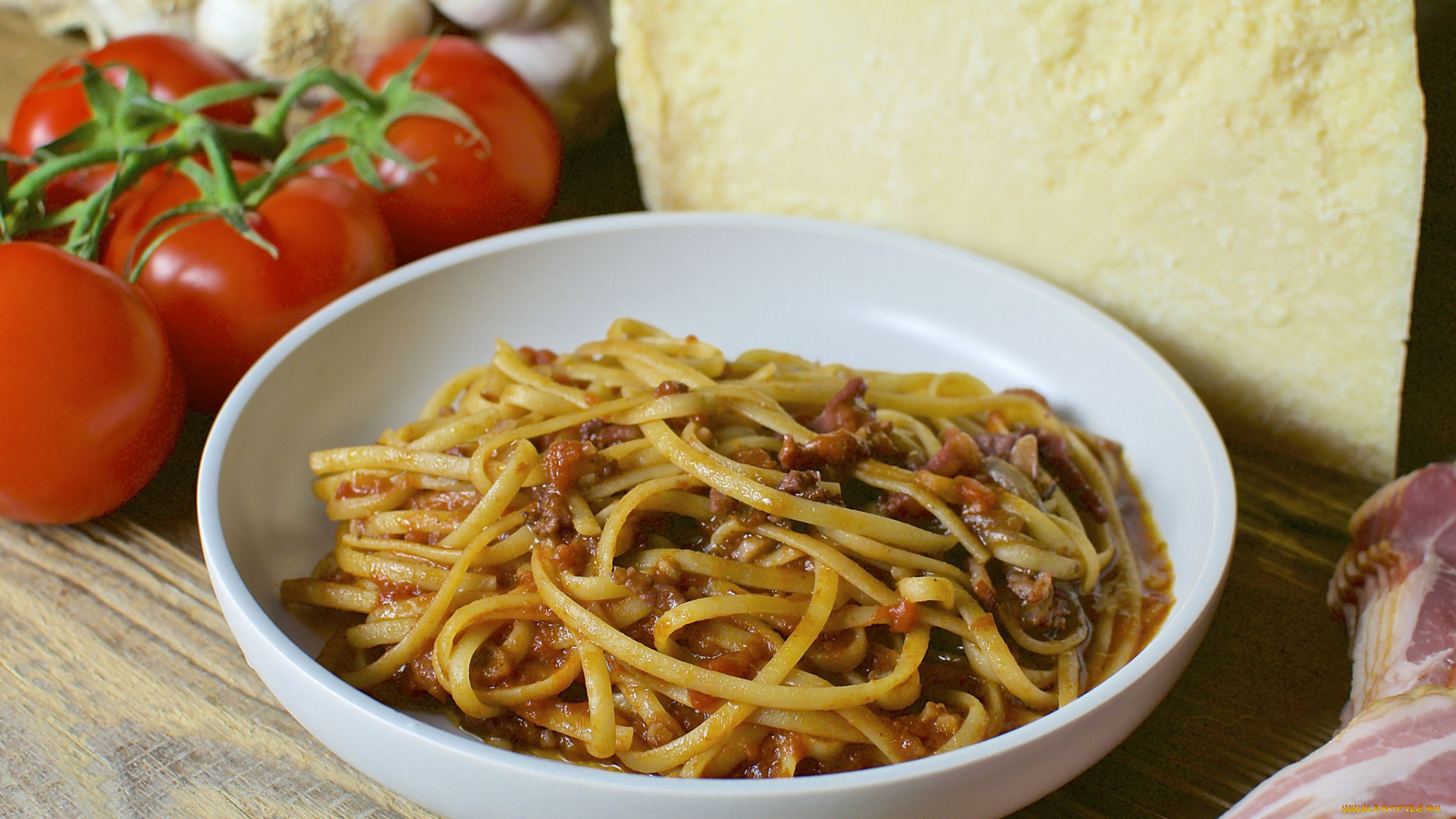 еда, макаронные, блюда, снедь, помидоры, томаты