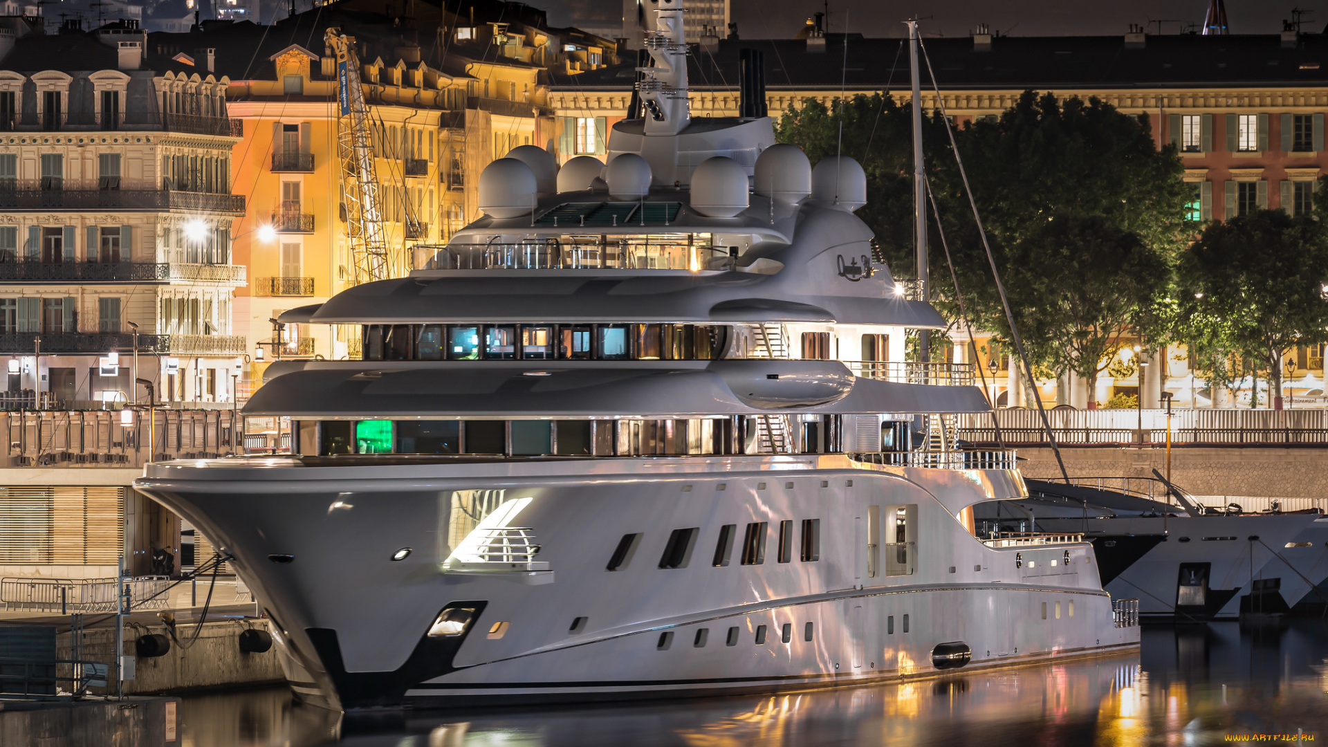 y, quantum, blue, корабли, Яхты, суперяхта