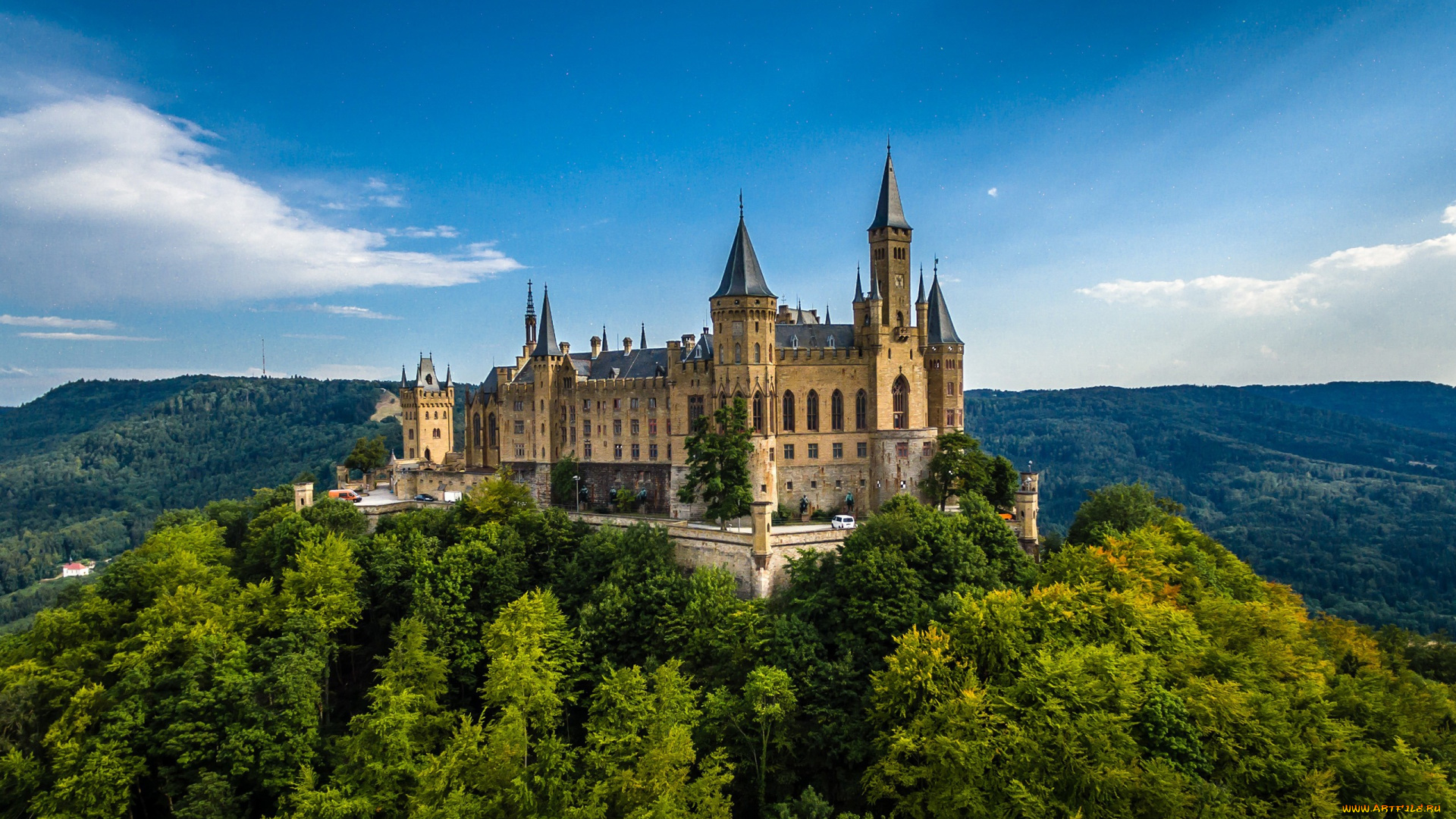 замок, гогенцоллерн, города, замки, германии, европа, германия, бизинген, старинный, замок-крепость