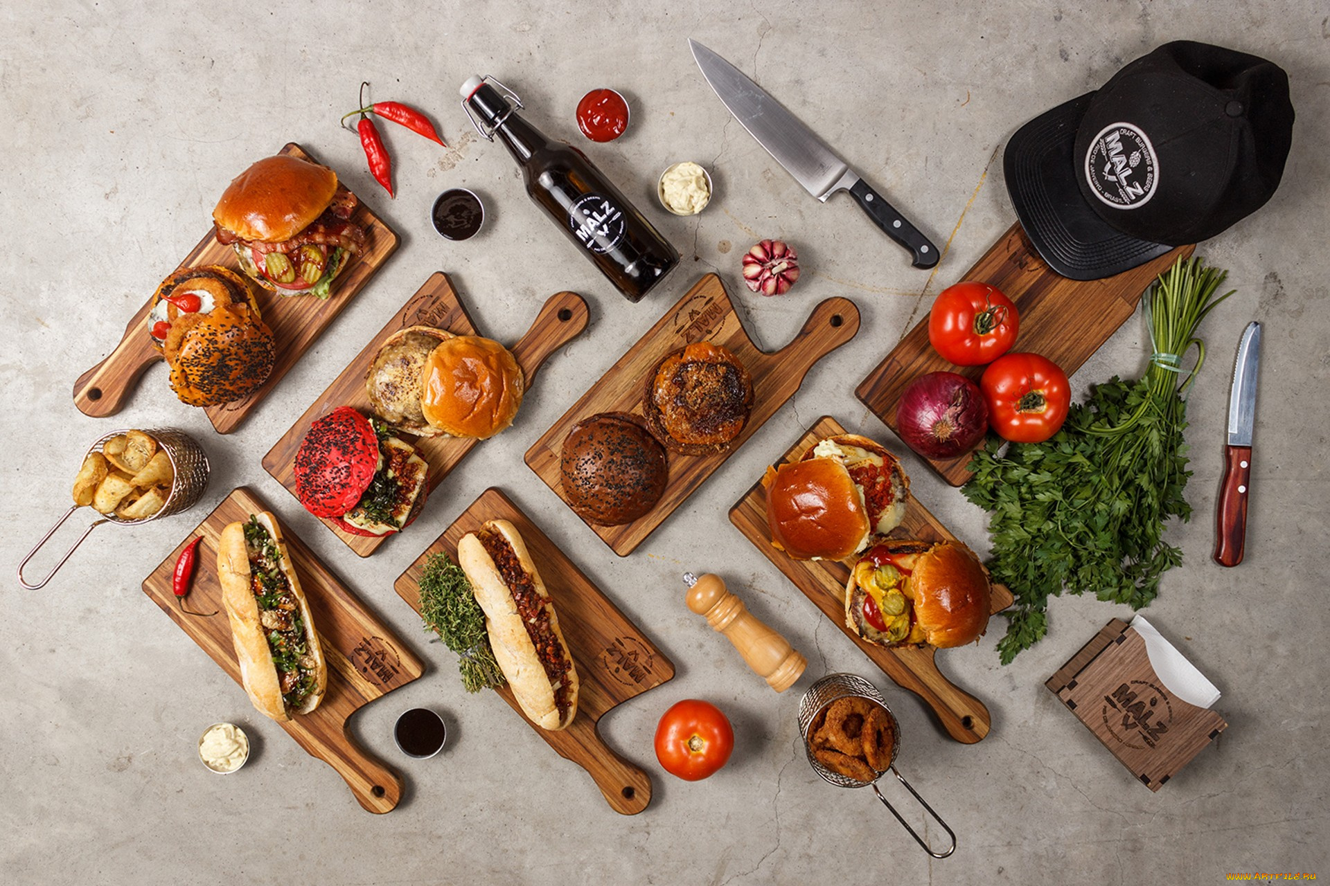 еда, бутерброды, , гамбургеры, , канапе, снедь, помидоры, томаты