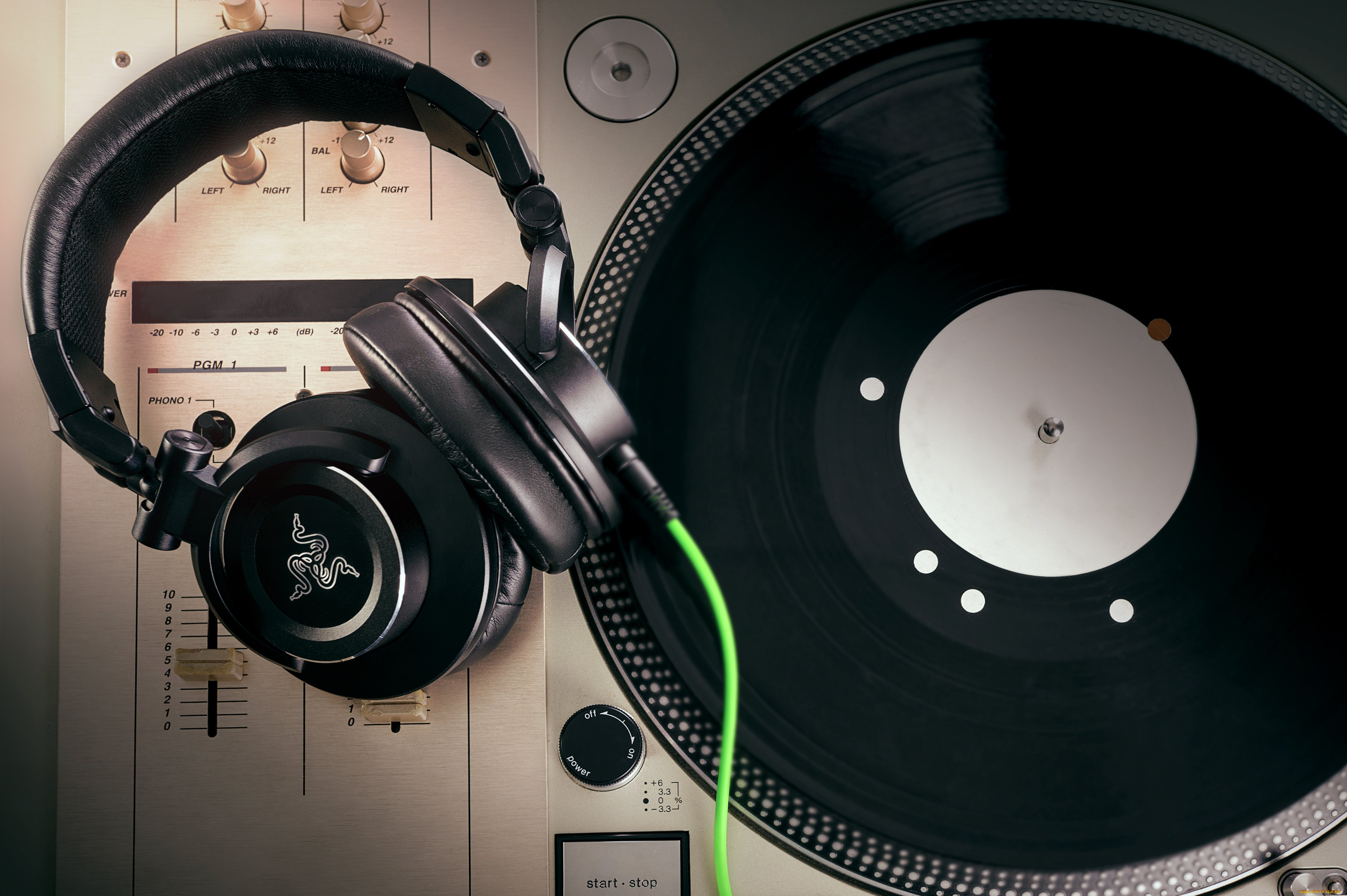 музыка, -другое, пластинка, наушники