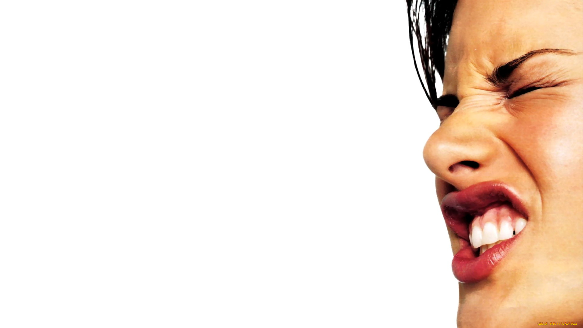 девушки, alessandra, ambrosio, лицо, модель, оскал