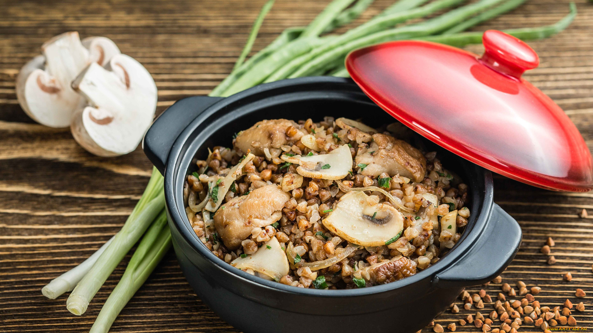 еда, вторые, блюда, каша