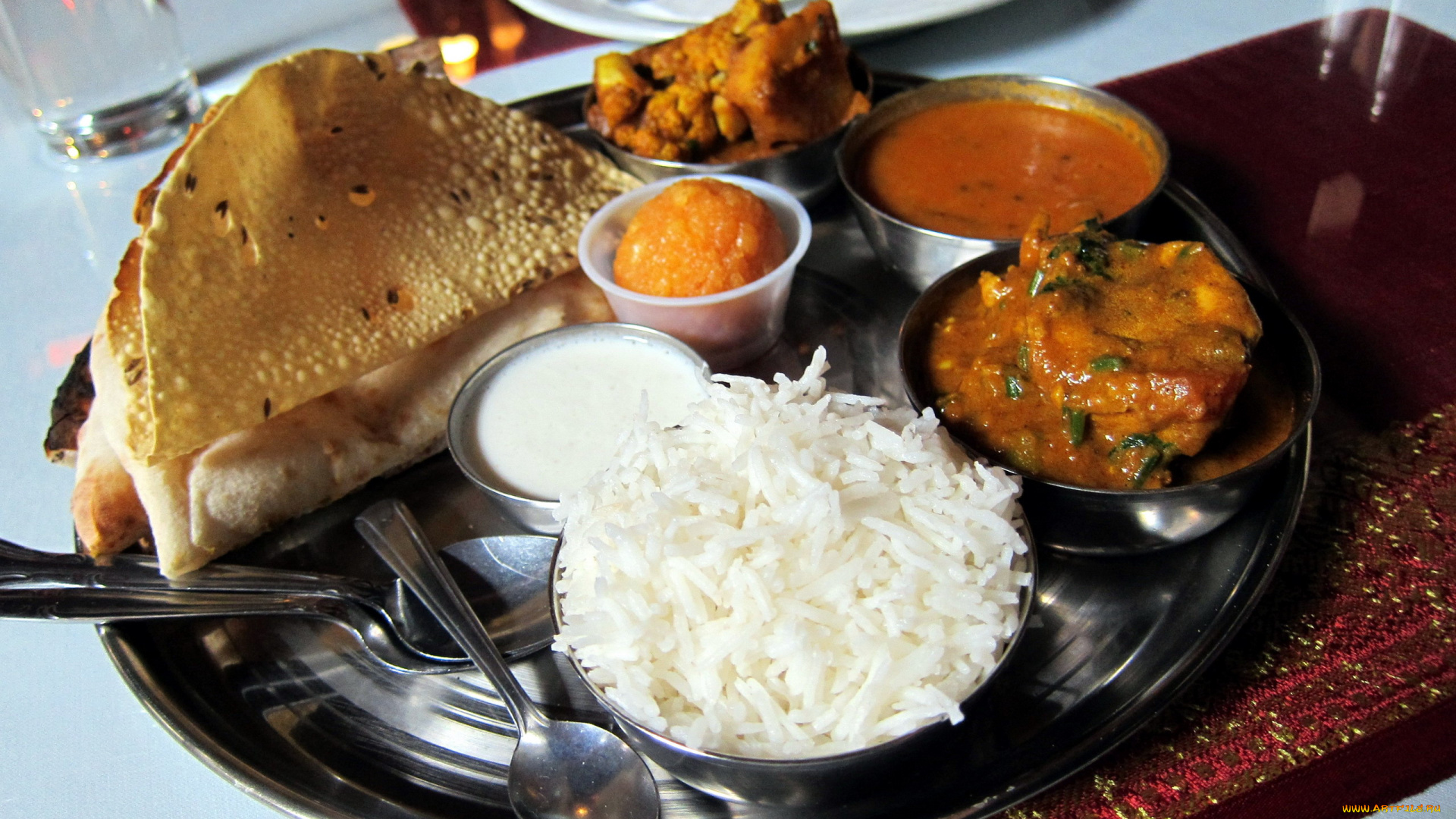 еда, вторые, блюда, кухня, индийская