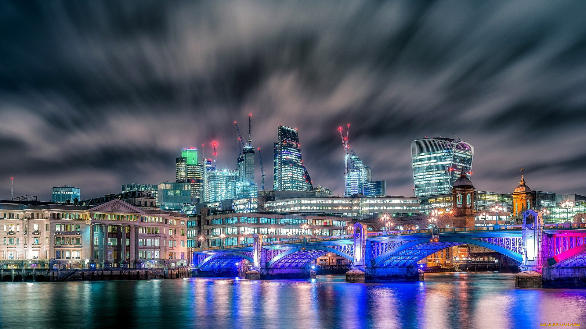 города, лондон, , великобритания, мост