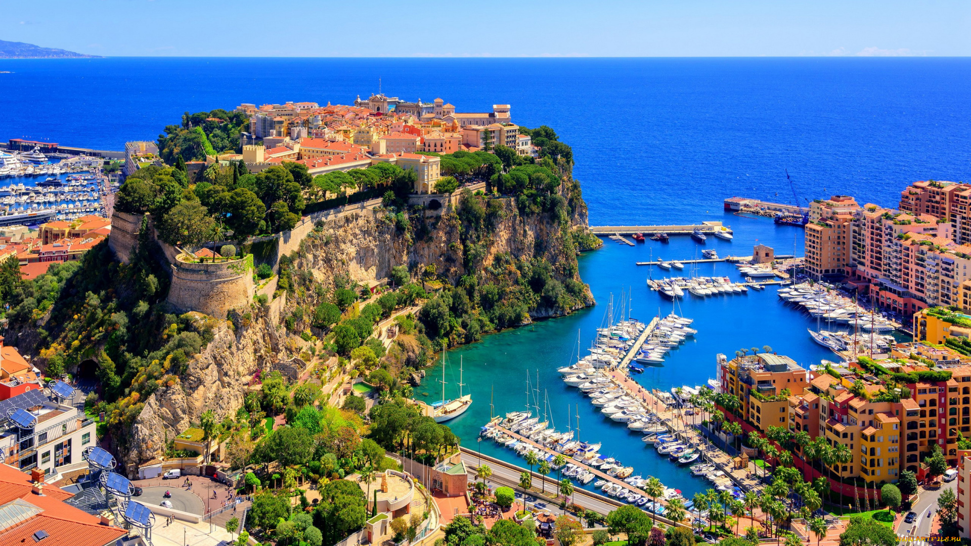 города, монте-карло, , монако, панорама