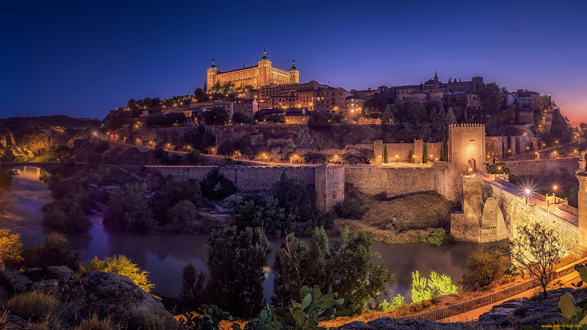 города, толедо, , испания, панорама