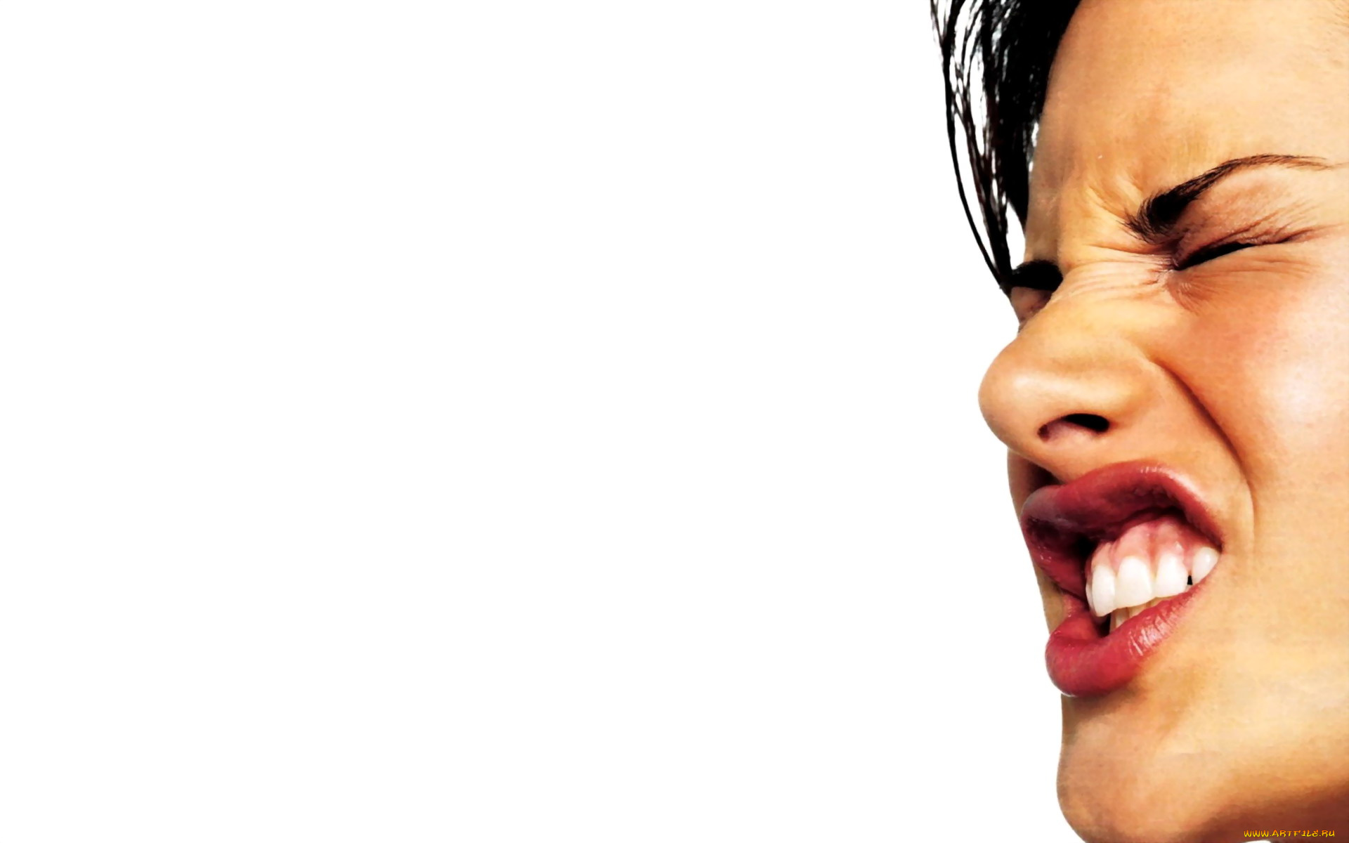 девушки, alessandra, ambrosio, лицо, модель, оскал