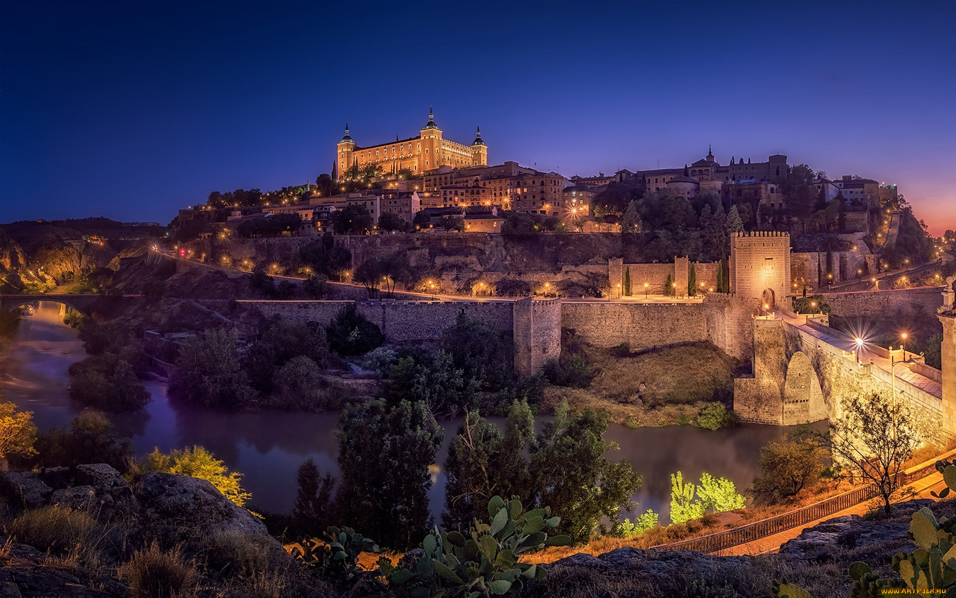 города, толедо, , испания, панорама