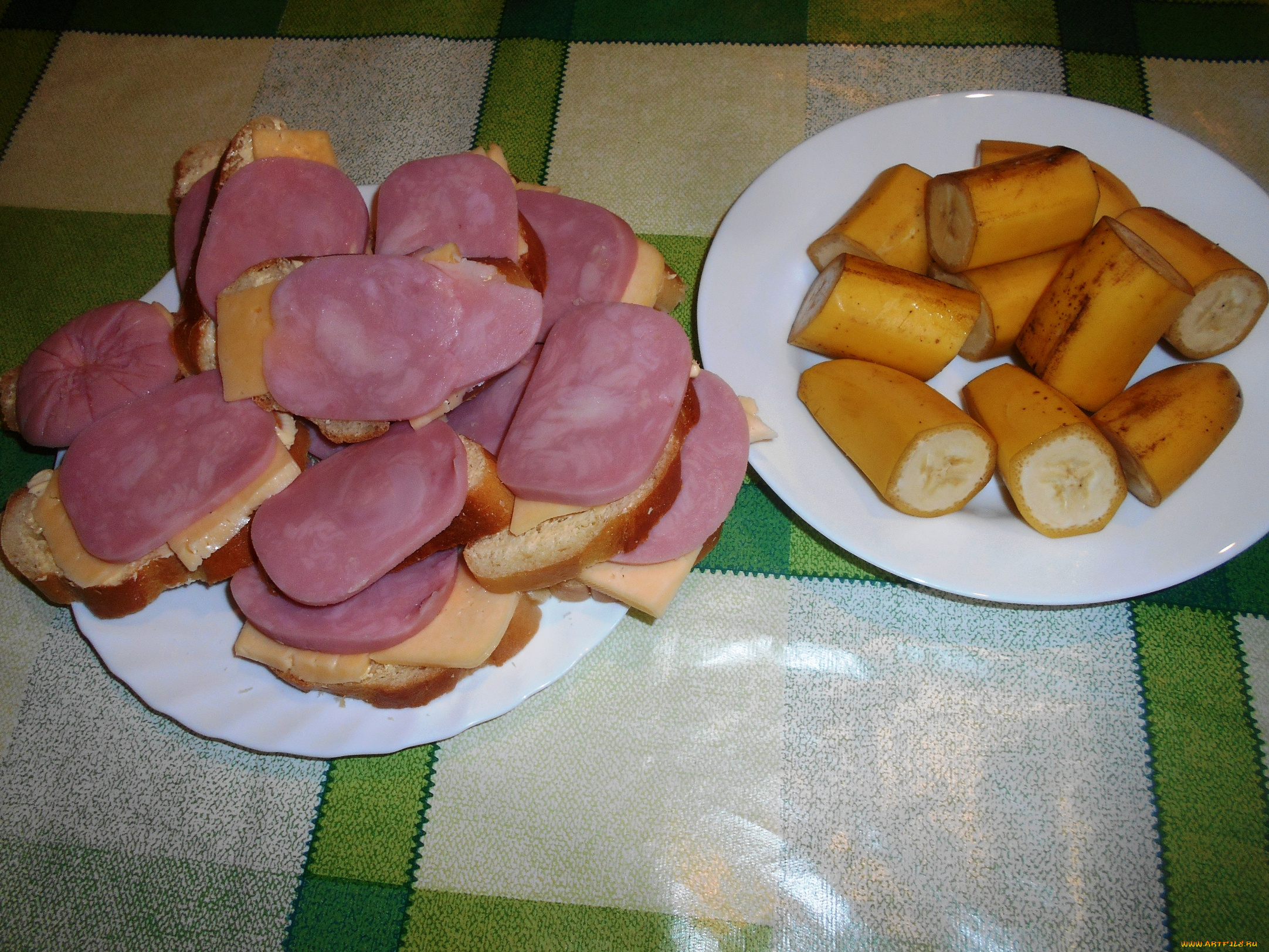 еда, бутерброды, , гамбургеры, , канапе, колбаса, хлеб, бананы, сыр