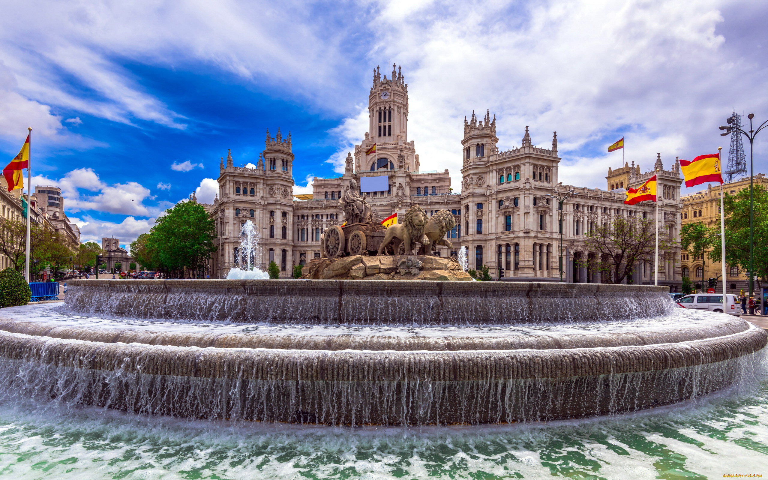 cibeles, square, города, мадрид, , испания, cibeles, square