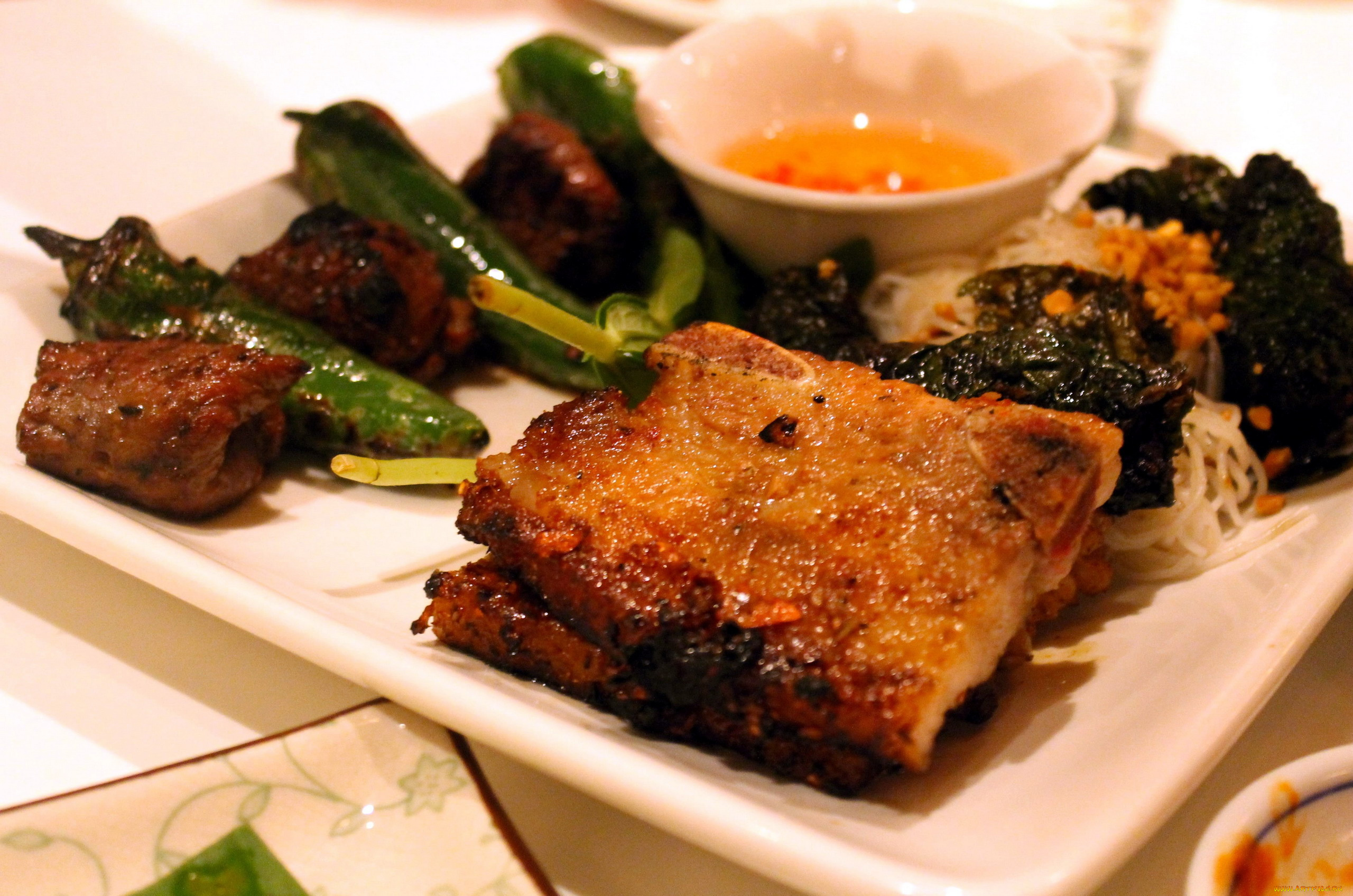 еда, мясные, блюда, кухня, вьетнамская