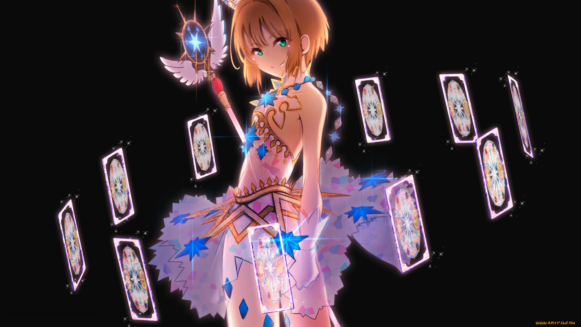 аниме, card, captor, sakura, сакура, собирательница, карт