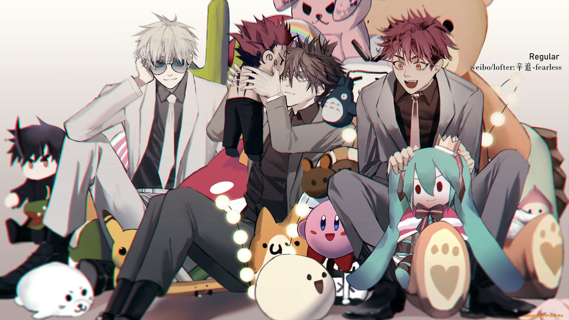 аниме, jujutsu, kaisen, магическая, битва