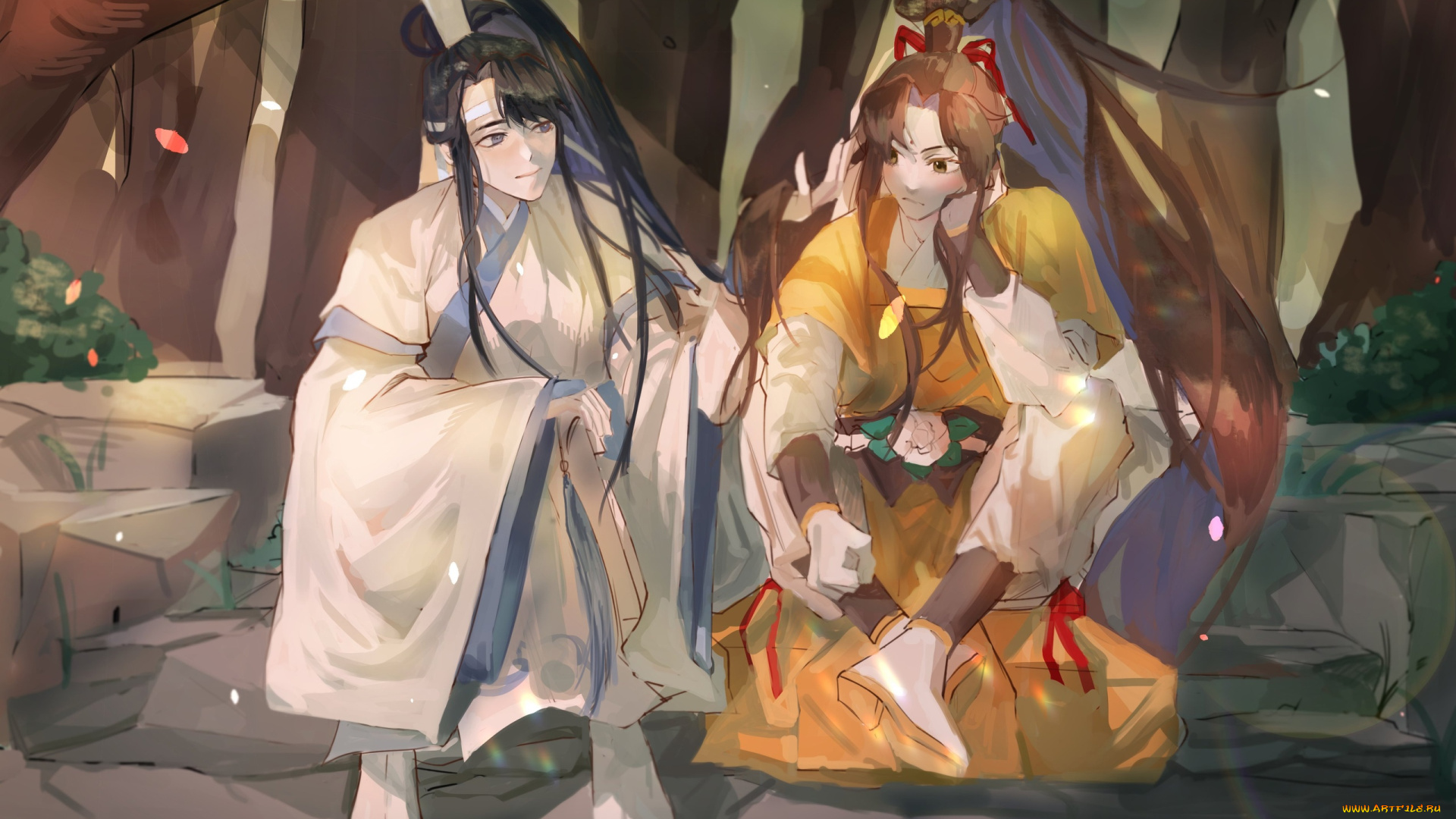 аниме, mo, dao, zu, shi, лань, сычжуй, цзинь, лин