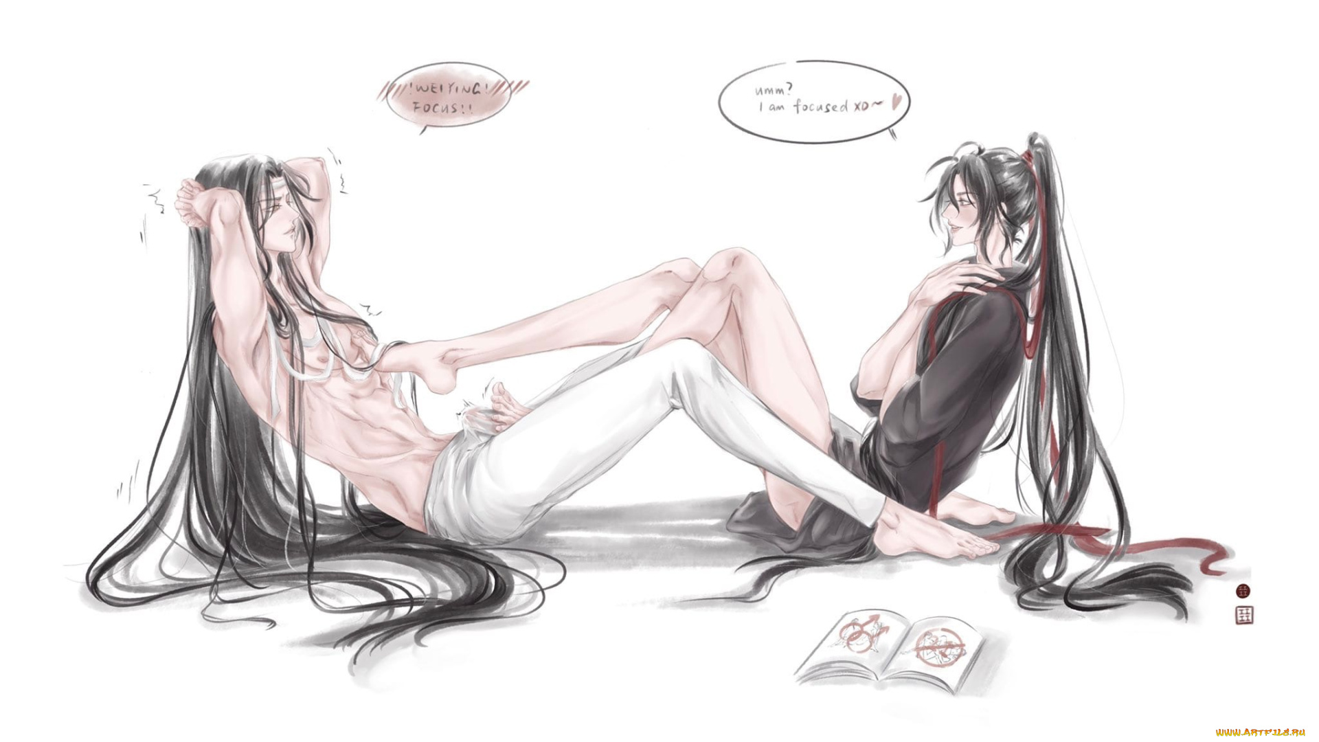 аниме, mo, dao, zu, shi, лань, ванцзи, вэй, усянь, книга, зарядка