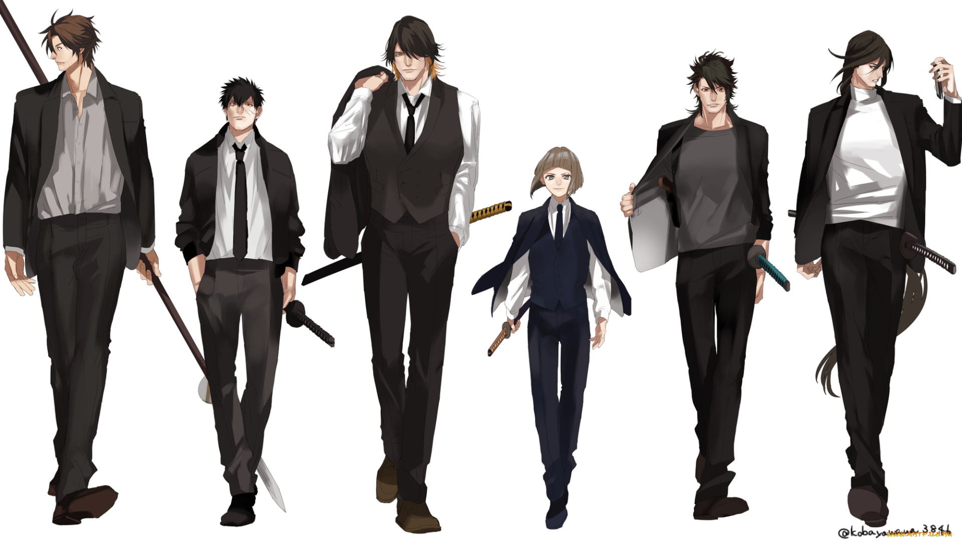 аниме, touken, ranbu, touken, ranbu