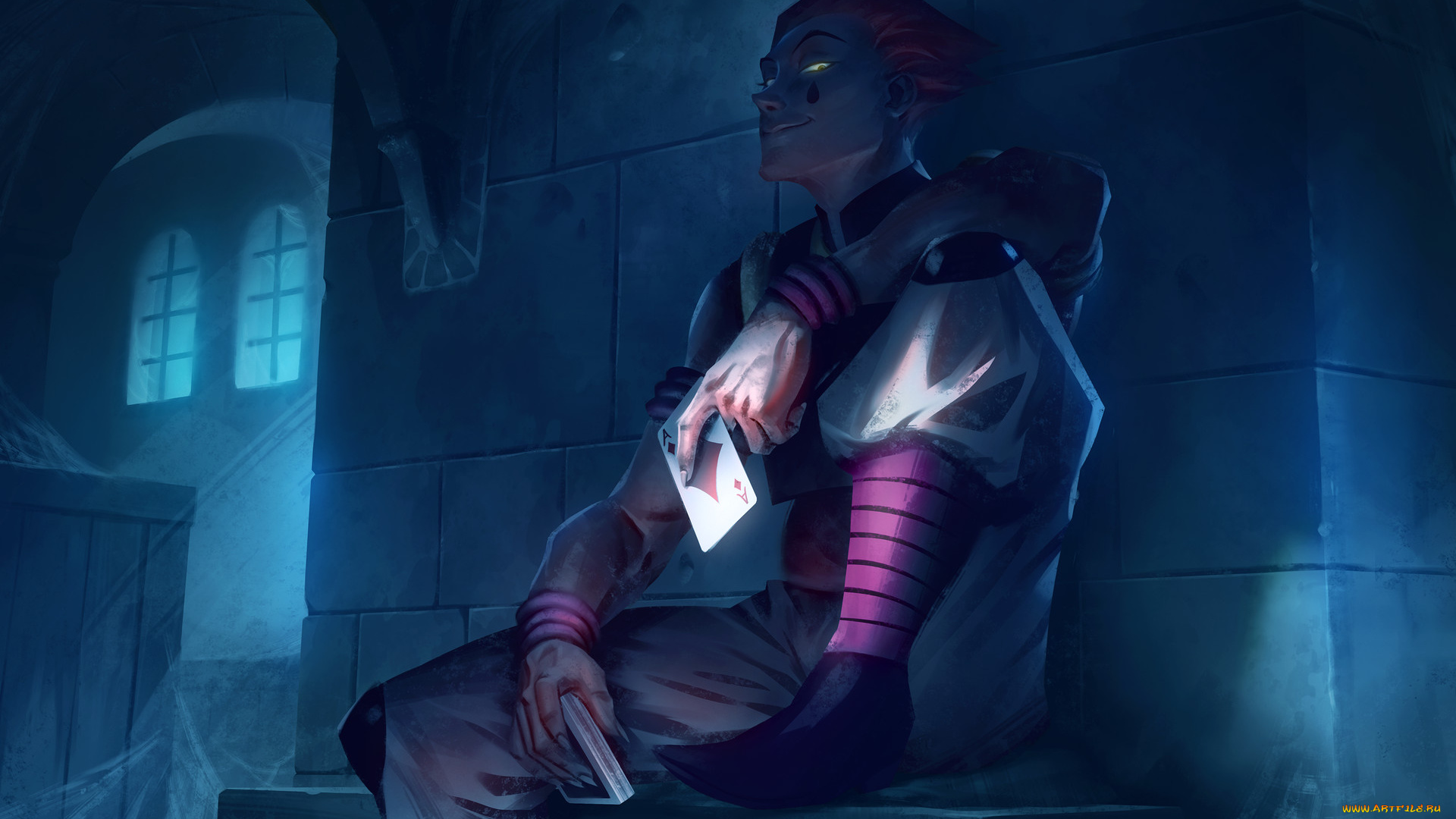 хисока, аниме, hunter, x, hunter, охотник, х