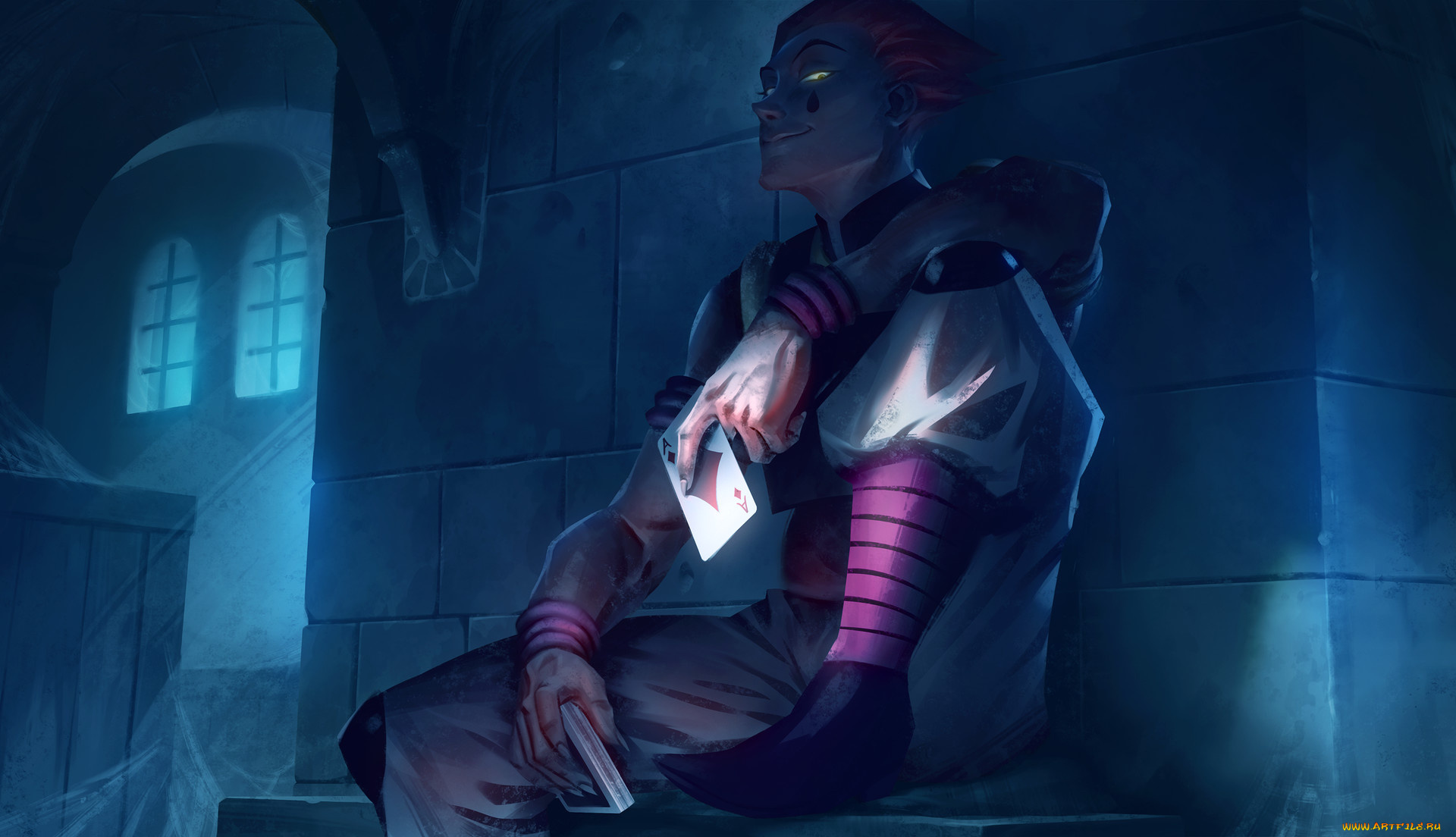 хисока, аниме, hunter, x, hunter, охотник, х