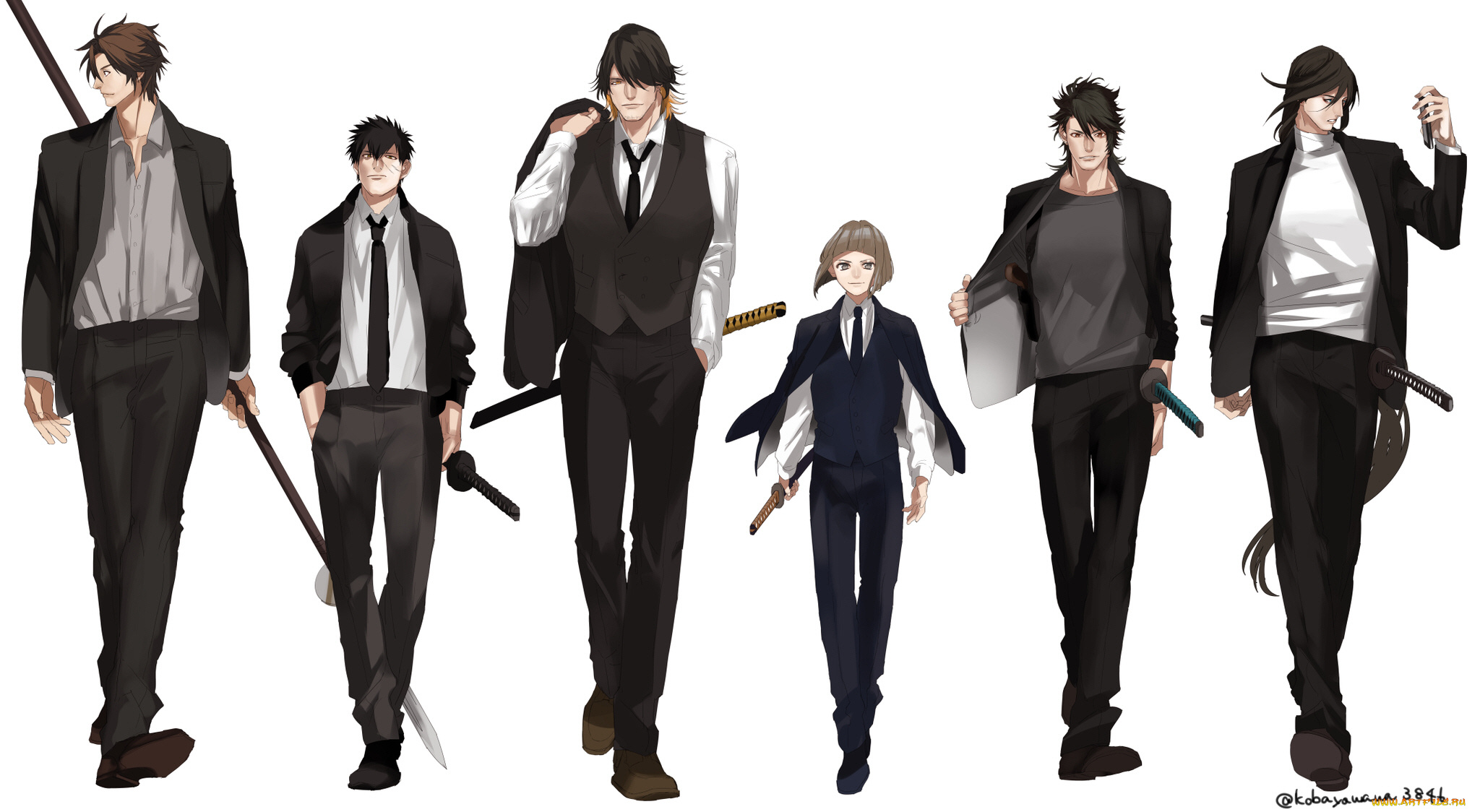 аниме, touken, ranbu, touken, ranbu