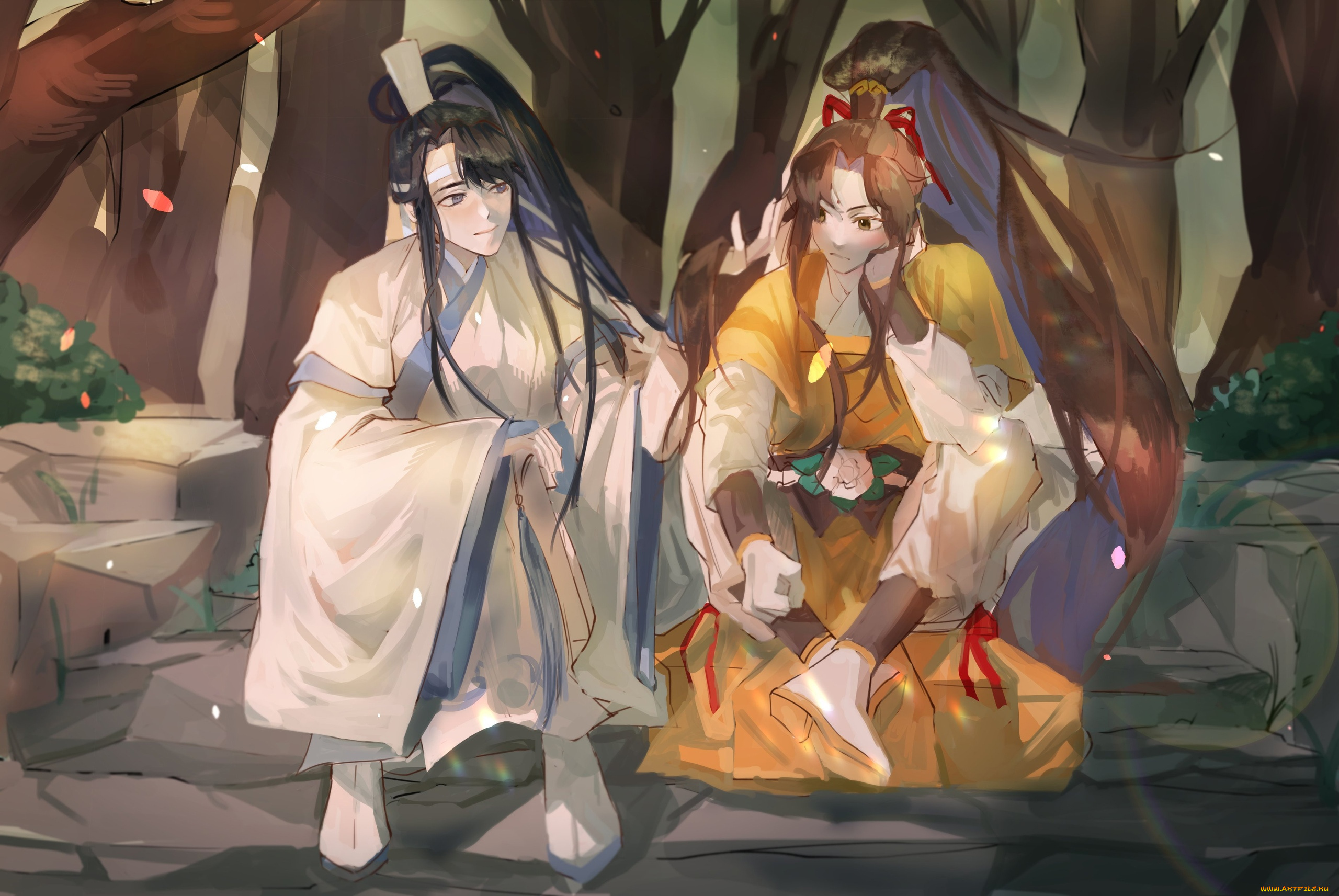 аниме, mo, dao, zu, shi, лань, сычжуй, цзинь, лин