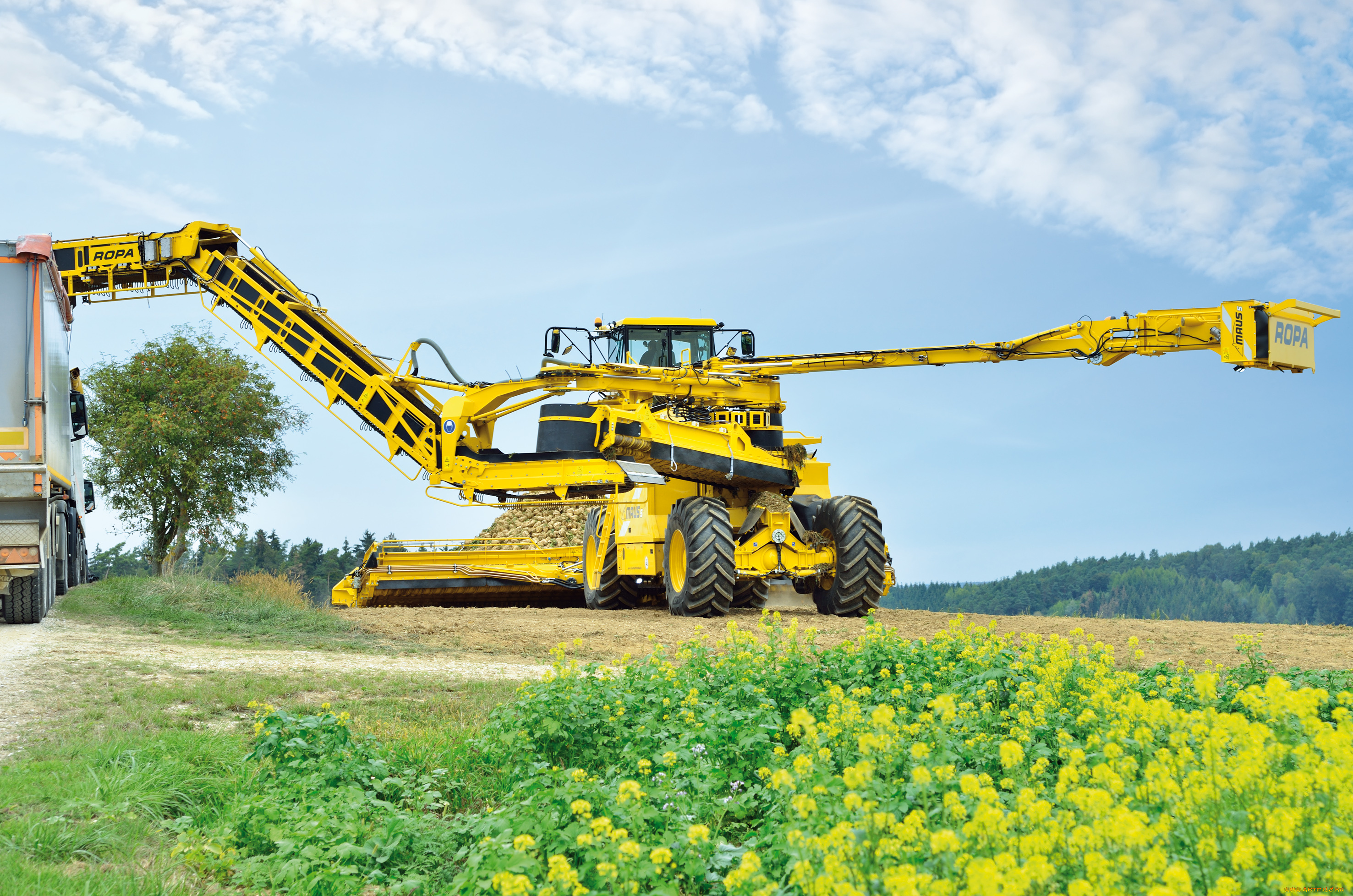 техника, комбайны, ropa