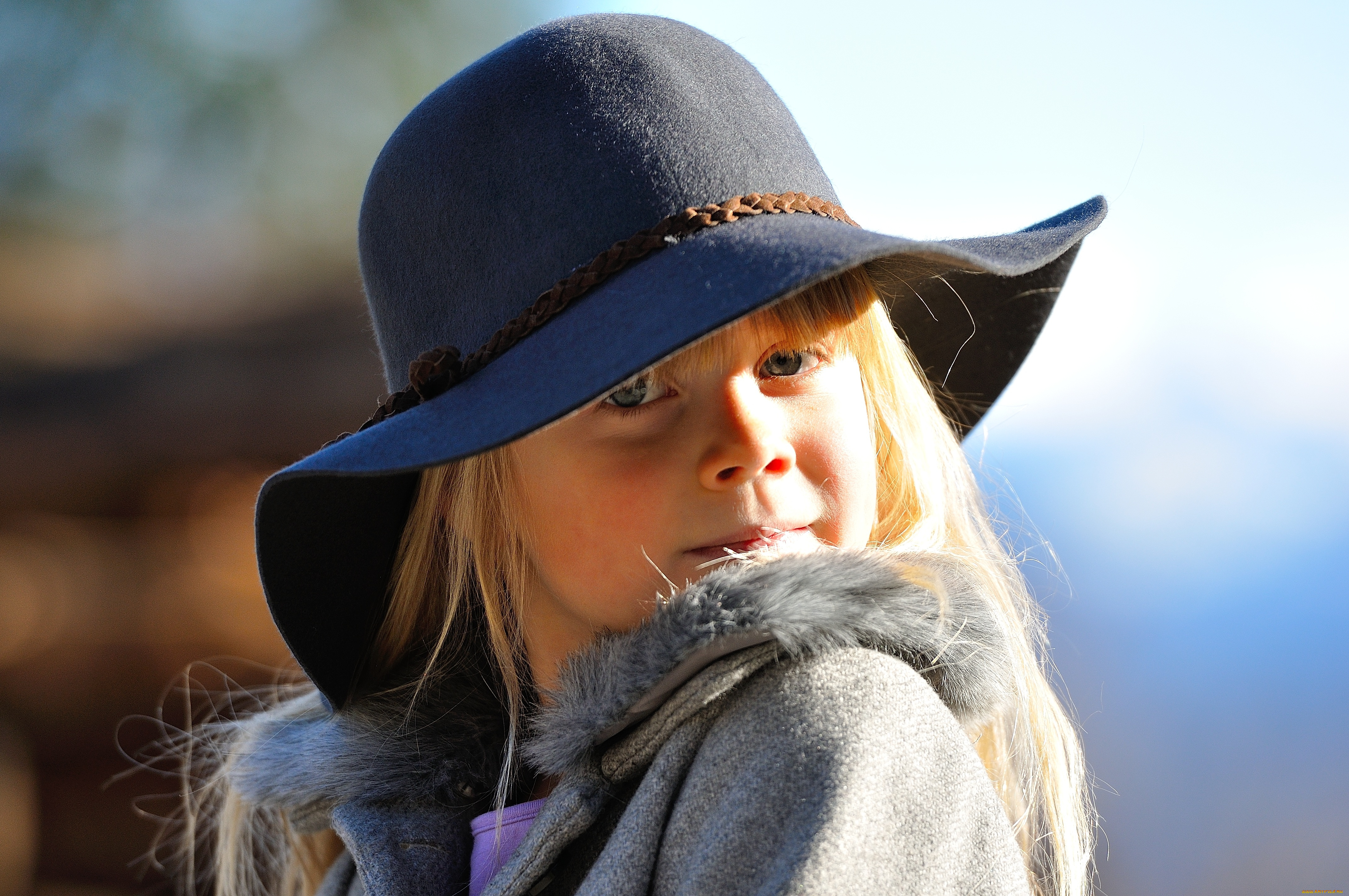 разное, дети, девочка, шляпа, лицо