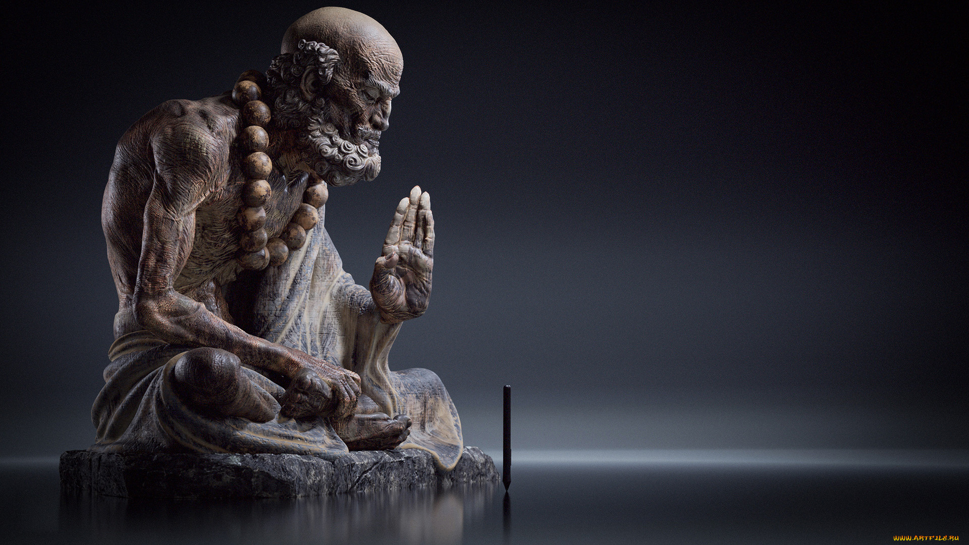 фэнтези, люди, медитация