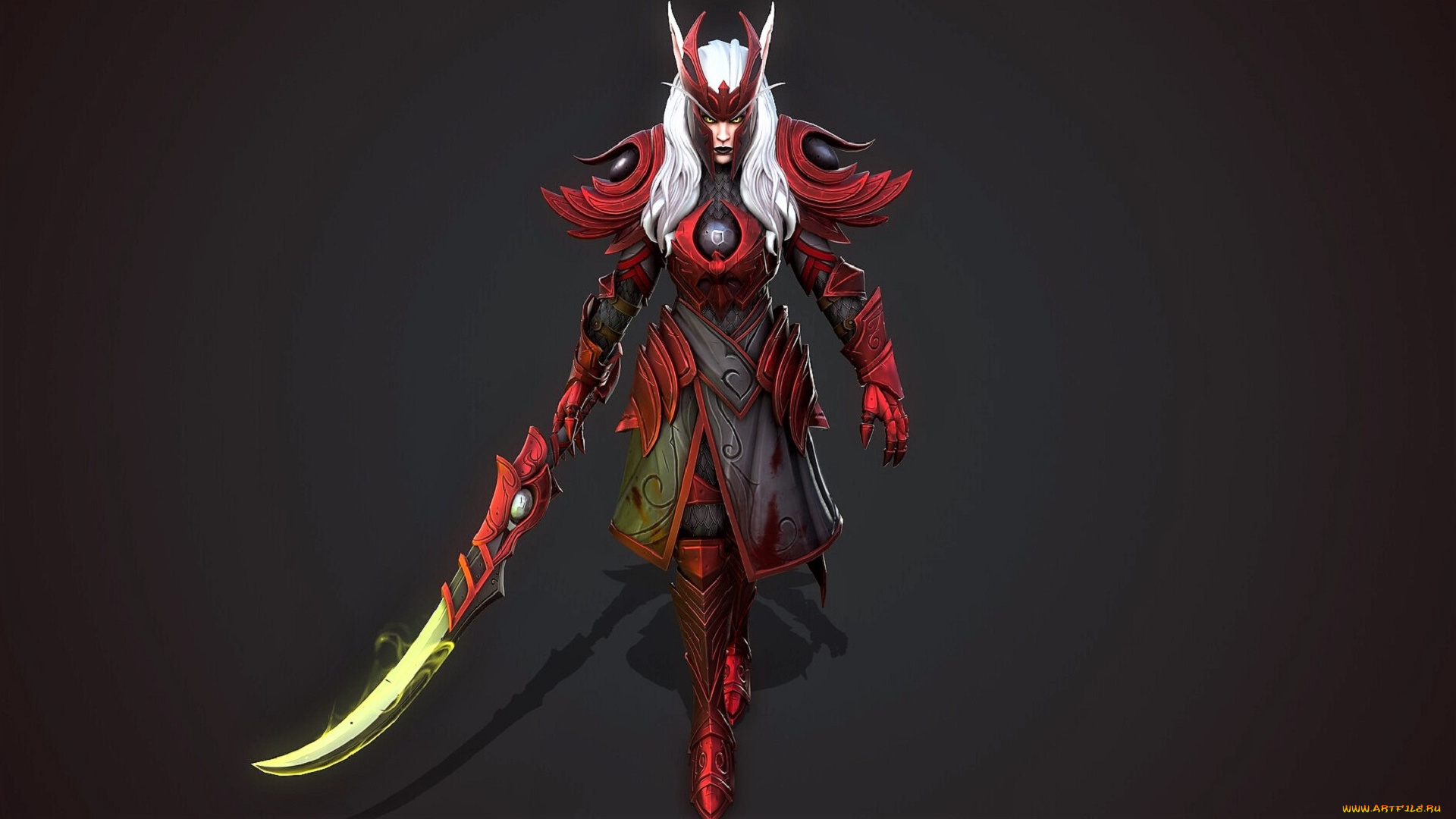 видео, игры, world, of, warcraft, персонаж, оружие